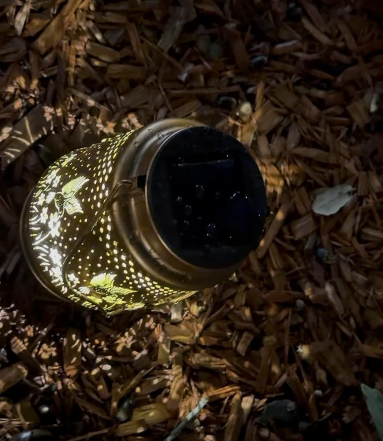 Christmas Gifts for Women, Hummingbird Birthday Gifts for Women Mom Grandma Solar Lanterns Outdoor Waterproof Garden Decor Hanging LED Decorative Light - Customer Photo 1