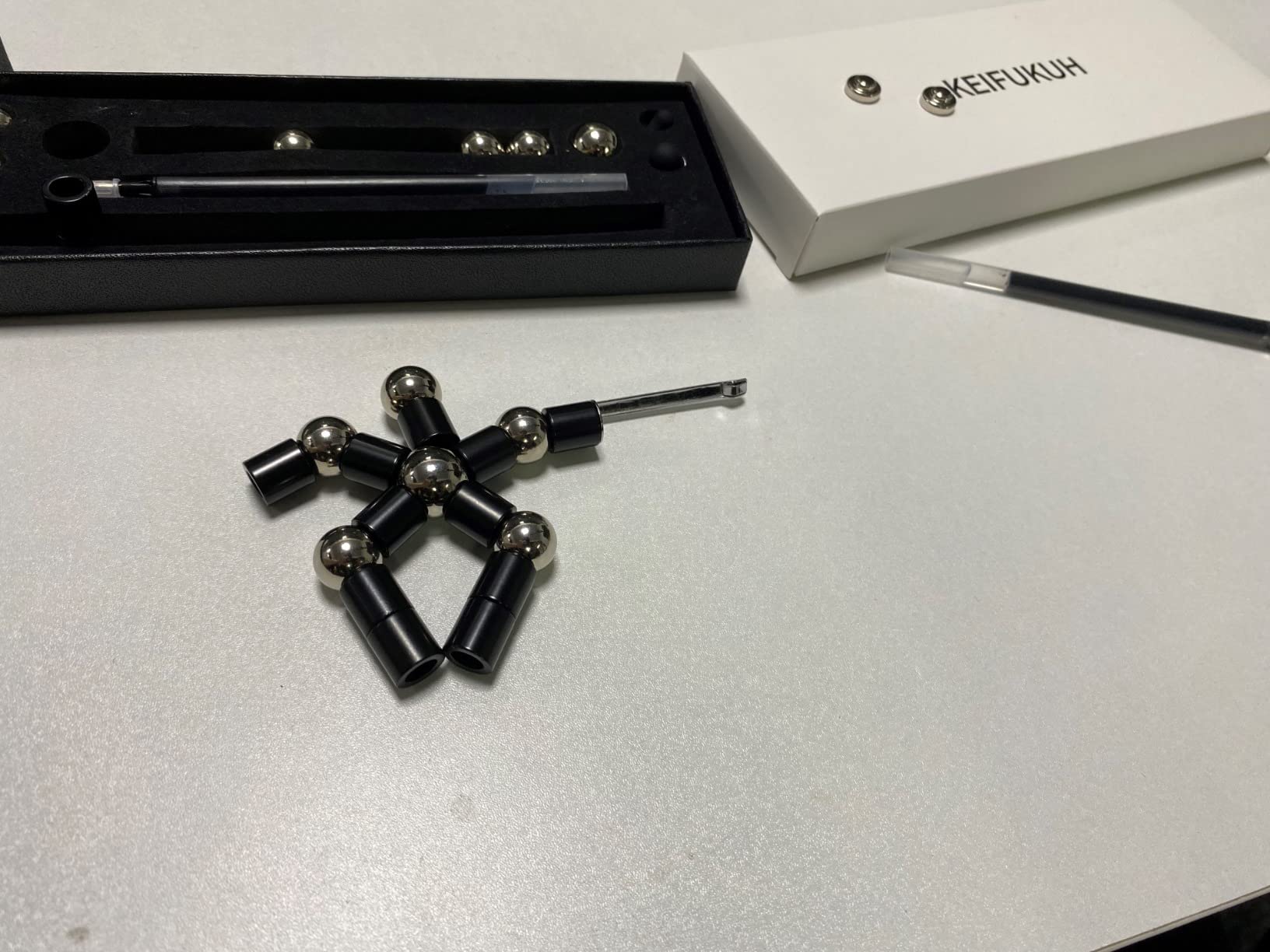 Fun Men Gifts Fidget Gel Pens - Unique Birthday Gift for Mens, Novelty Christmas Stocking Stuffers Easter Anniversary Valentines Day White Elephant Present Ideas Gadget, Cool Secret Santa Gift for Him - Customer Photo 2