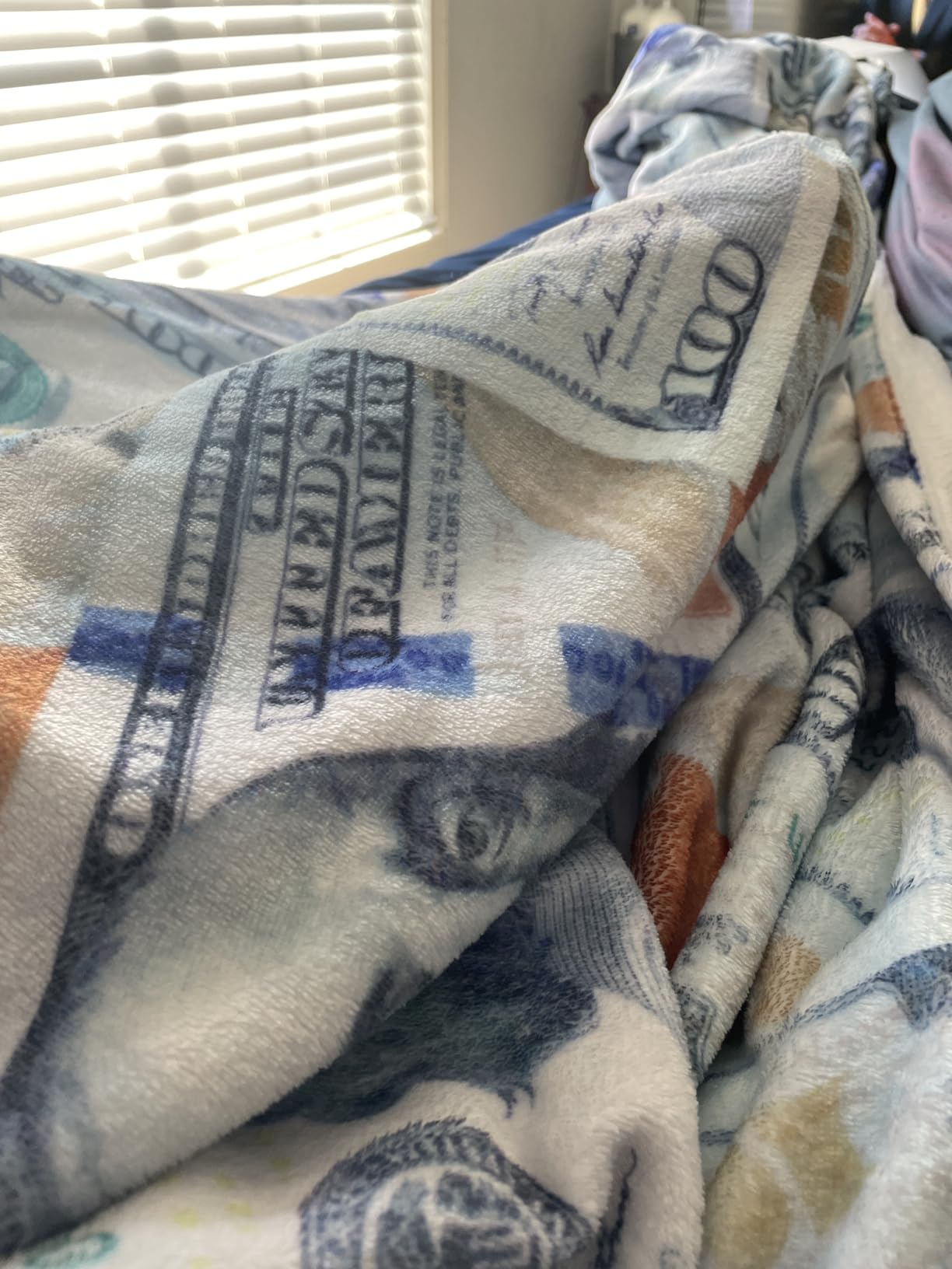 Jekeno Blue Line Police Blanket United States Police Flag Print Gifts for Men Boy Dad Husband Son Adult Home Bedroom Living Room Decor Soft Cozy Lightweight Plush Throw Blankets 50