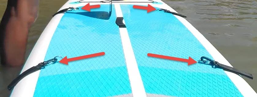 Upgraded Kayak Paddle Holder, Board Accessories, Inflatable Boat Storage, Set of 6 Clip Holders - Customer Photo 3