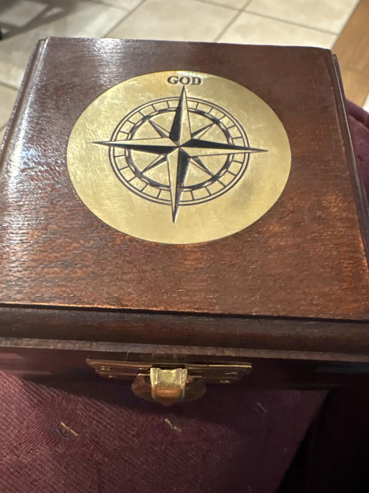 God's Path Compass – Communion & Confirmation Gift for Teenage Boys | Baptism Religious Gifts for Men, Christian, Catholic, Graduation | Sentimental & Inspirational Present – Greeting Card Included - Customer Photo 3