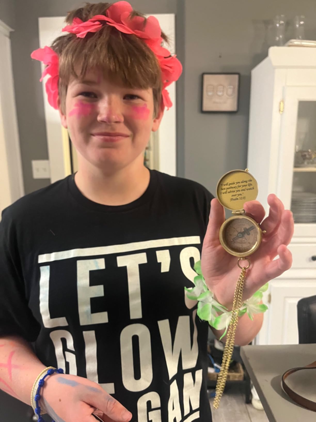 God's Path Compass – Communion & Confirmation Gift for Teenage Boys | Baptism Religious Gifts for Men, Christian, Catholic, Graduation | Sentimental & Inspirational Present – Greeting Card Included - Customer Photo 4