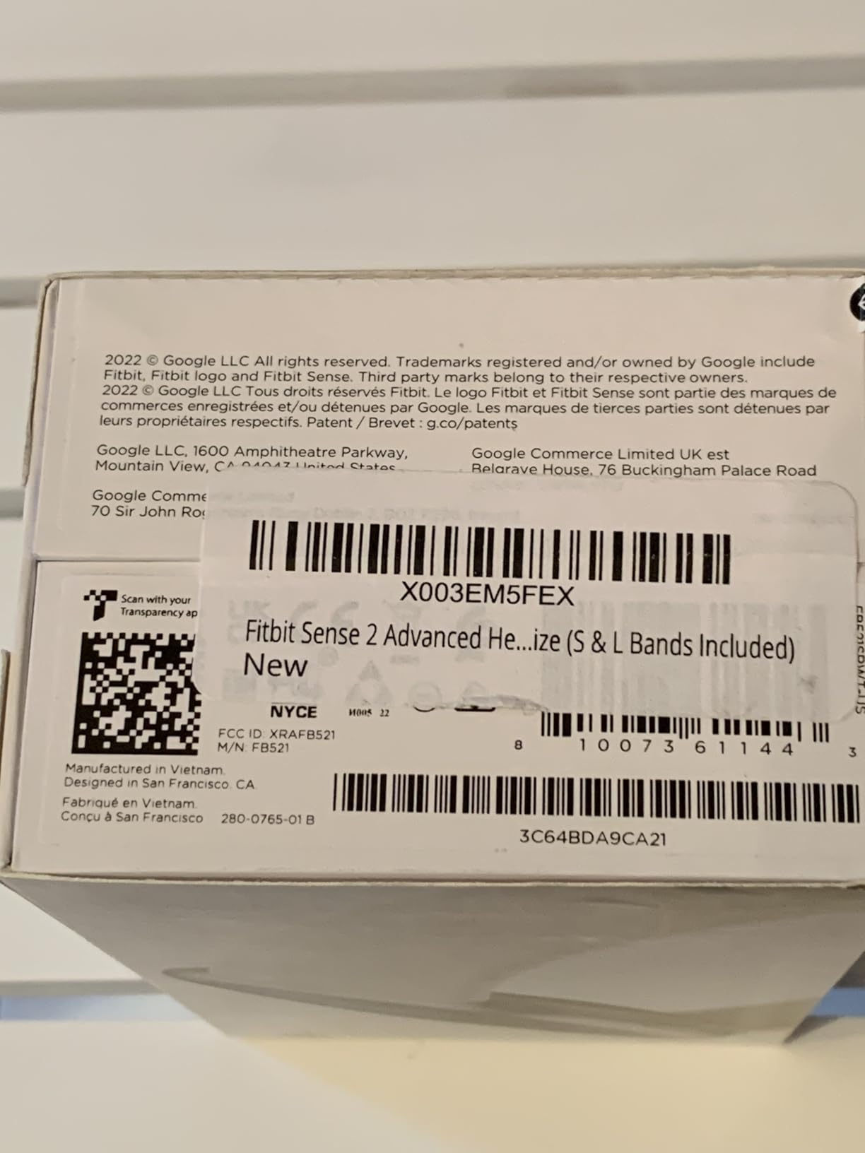 Fitbit Sense 2 Advanced Health and Fitness Smartwatch with Tools to Manage Stress and Sleep, ECG App, SpO2, 24/7 Heart Rate and GPS, Shadow Grey/Graphite, One Size (S & L Bands Included) Customer Review Fitbit Sense 2 Advanced Health and Fitness Smartwatch with Tools to Manage Stress and Sleep, ECG App, SpO2, 24/7 Heart Rate and GPS, Shadow Grey/Graphite, One Size (S & L Bands Included) - Customer Photo 1