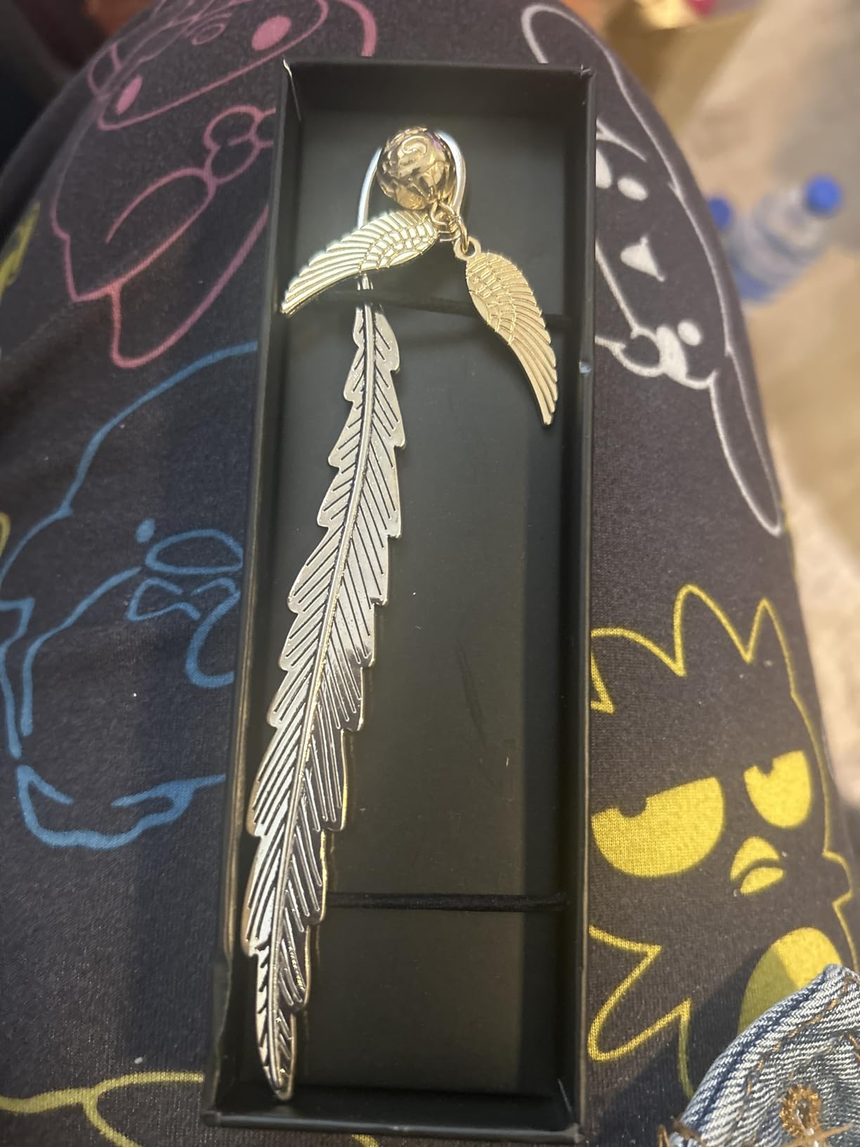 Harry Potter Metal Bookmark with Hanging Charm Golden Snitch Hogwarts Reading Gifts Book Lovers Gift Box - Customer Photo 2