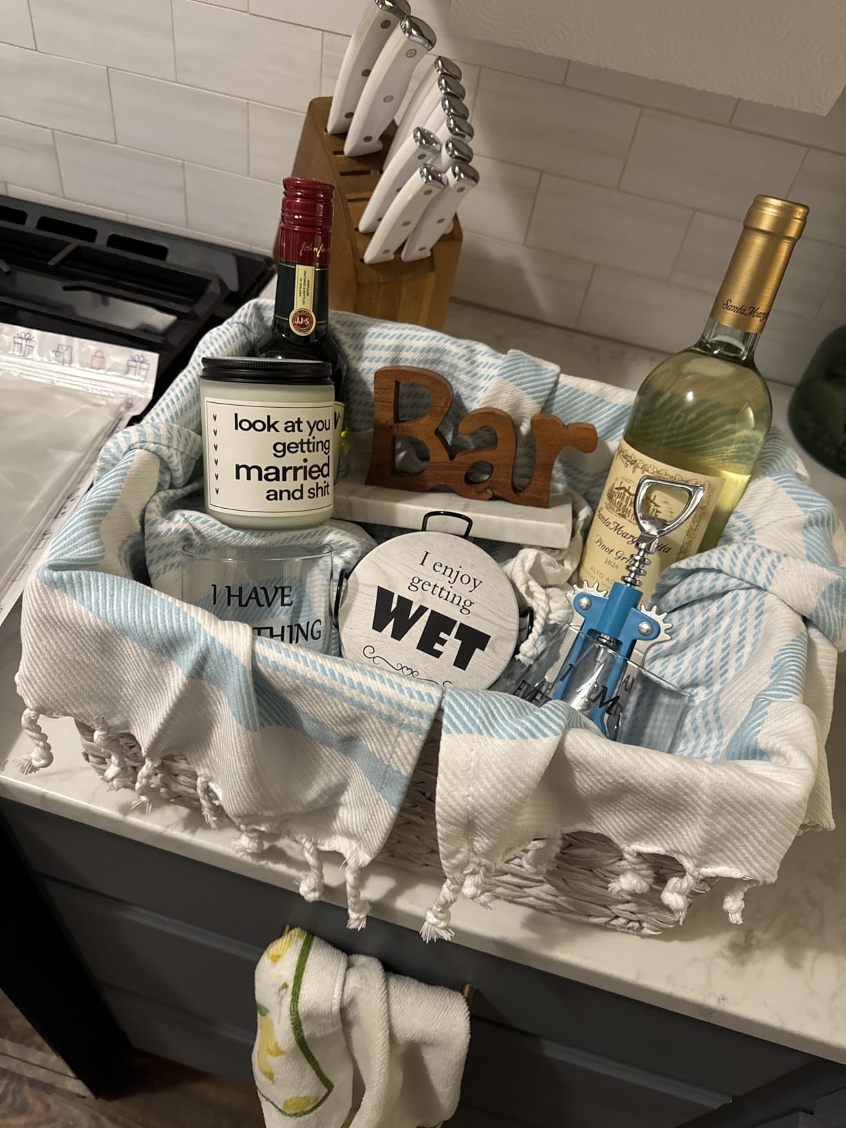 BaubleDazz Funny Wedding Gifts, Bachelorette & Bridal Shower Gift for Bride, 7oz Lavender Scented Soy Wax Candle, Bride to Be, Engagement Gifts for Couples - Customer Photo 2