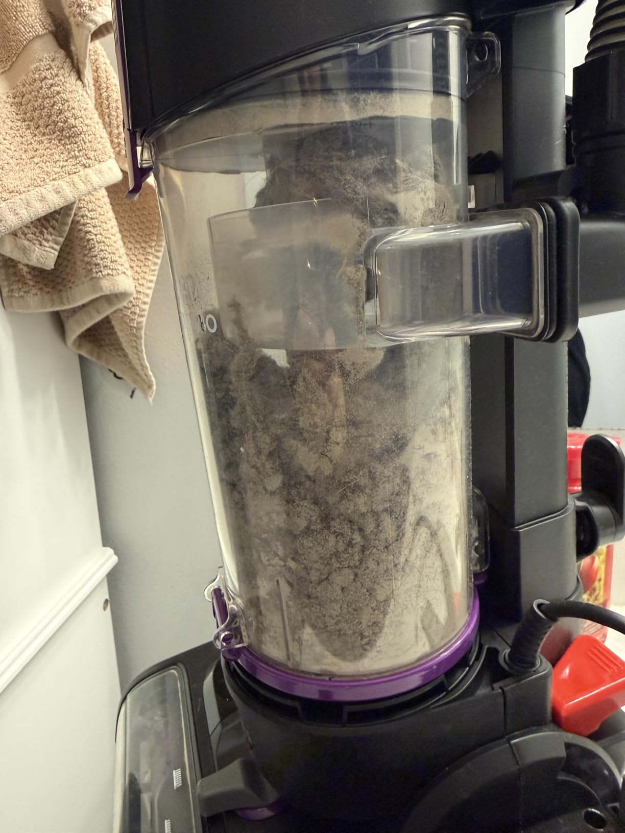 Bissell CleanView Compact Turbo Upright Vacuum with Quick Release Wand, Full Size Power, Compact Size for Apartments & Dorms, 3437F - Customer Photo 5