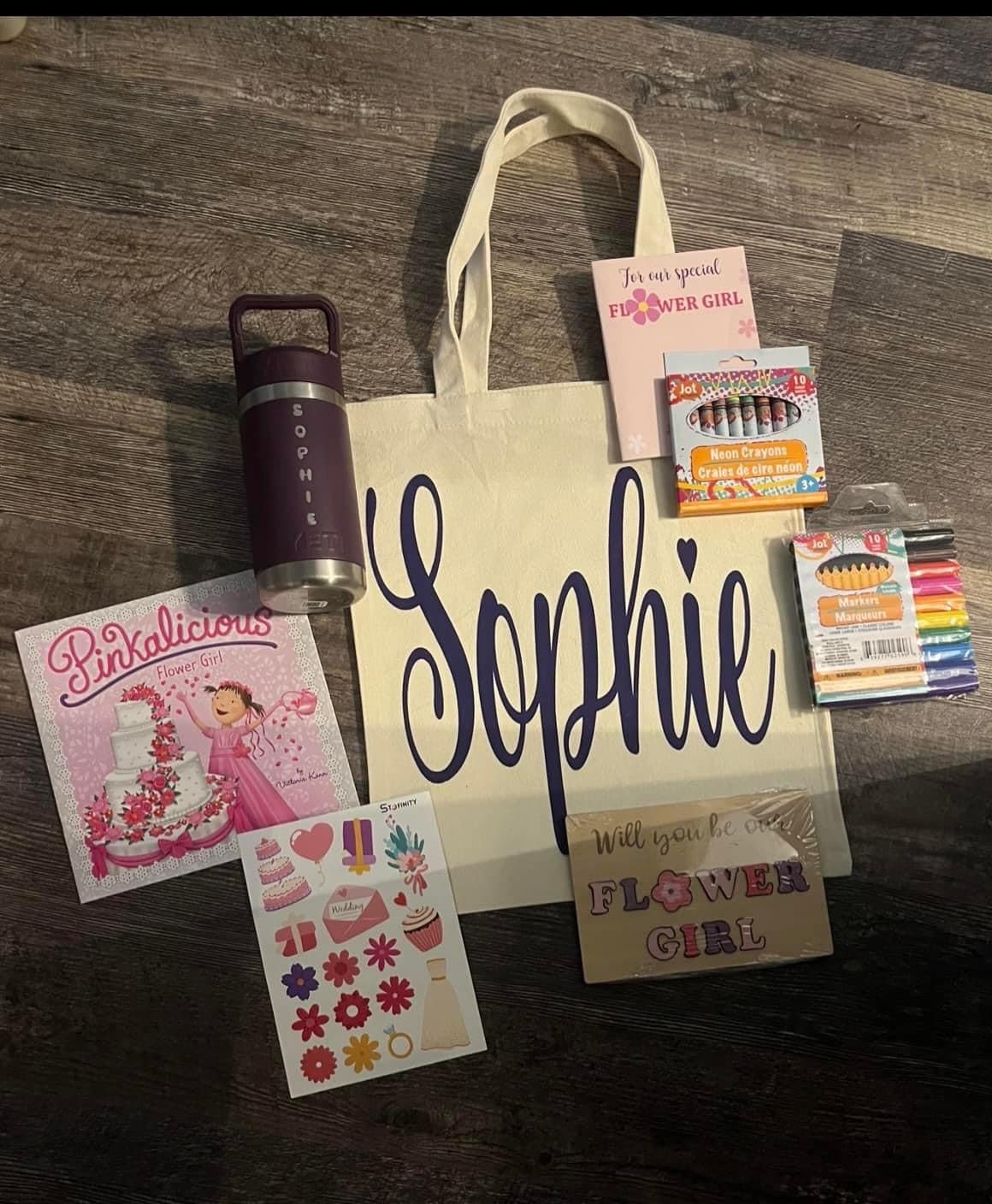 STOFINITY Flower Girl Proposal Gifts - Will You Be My Flower Girl Gift Set, Asking Flowers Girls Gifts From Bride For Wedding - Customer Photo 1