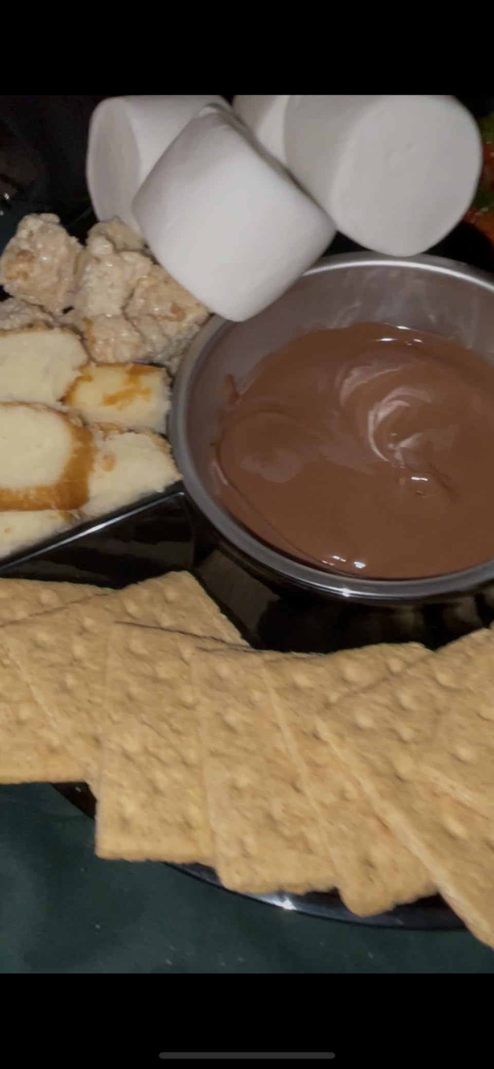 Kusini Electric Fondue Pot Set - Chocolate Fondue Kit - Temperature Control, Detachable Serving Trays, & 4 Roasting Forks - Gift Set & Date Night Idea. Serve at Movie Night or Game Night. - Customer Photo 2