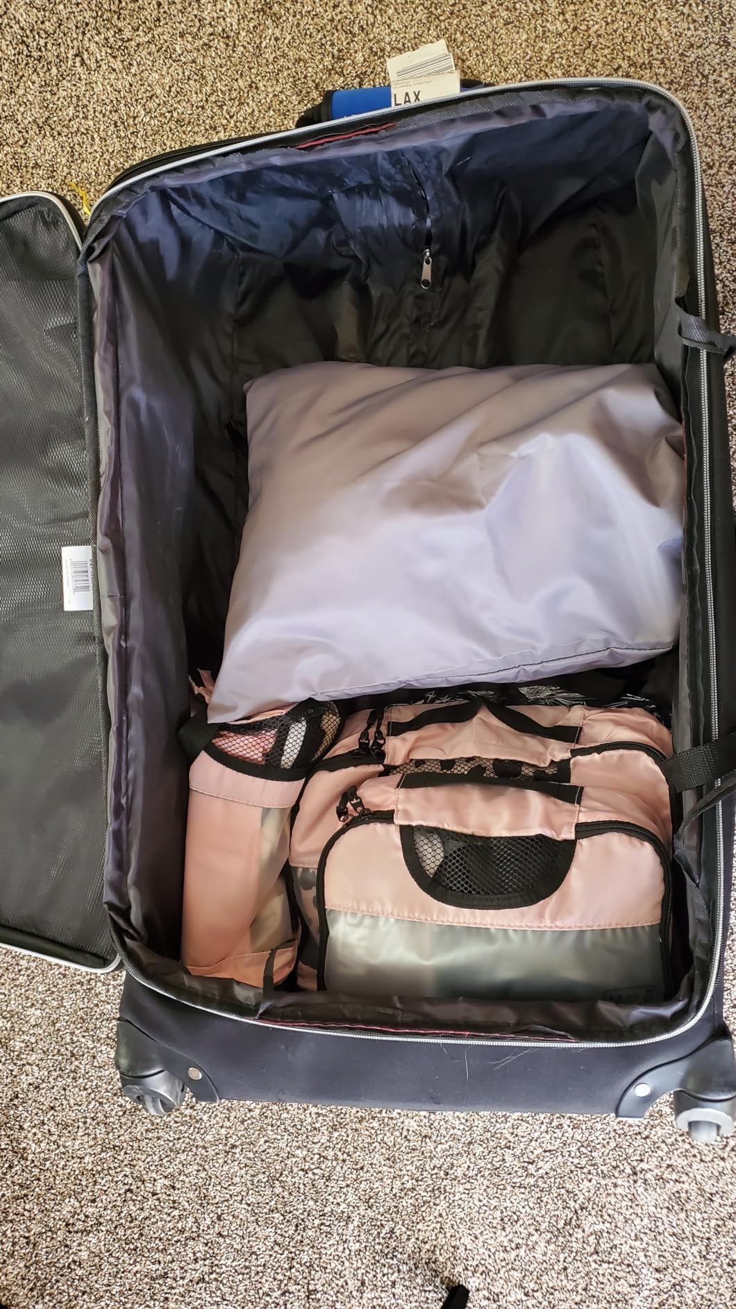 Veken 8 Set Packing Cubes, Christmas Gifts for Women Mom Girl Her Birthday, Cruise Ship Travel Essentials Accessories for Beach Vacation, Suitcase Organizer Bags for Luggage with Hanging Toiletry Bag - Customer Photo 2