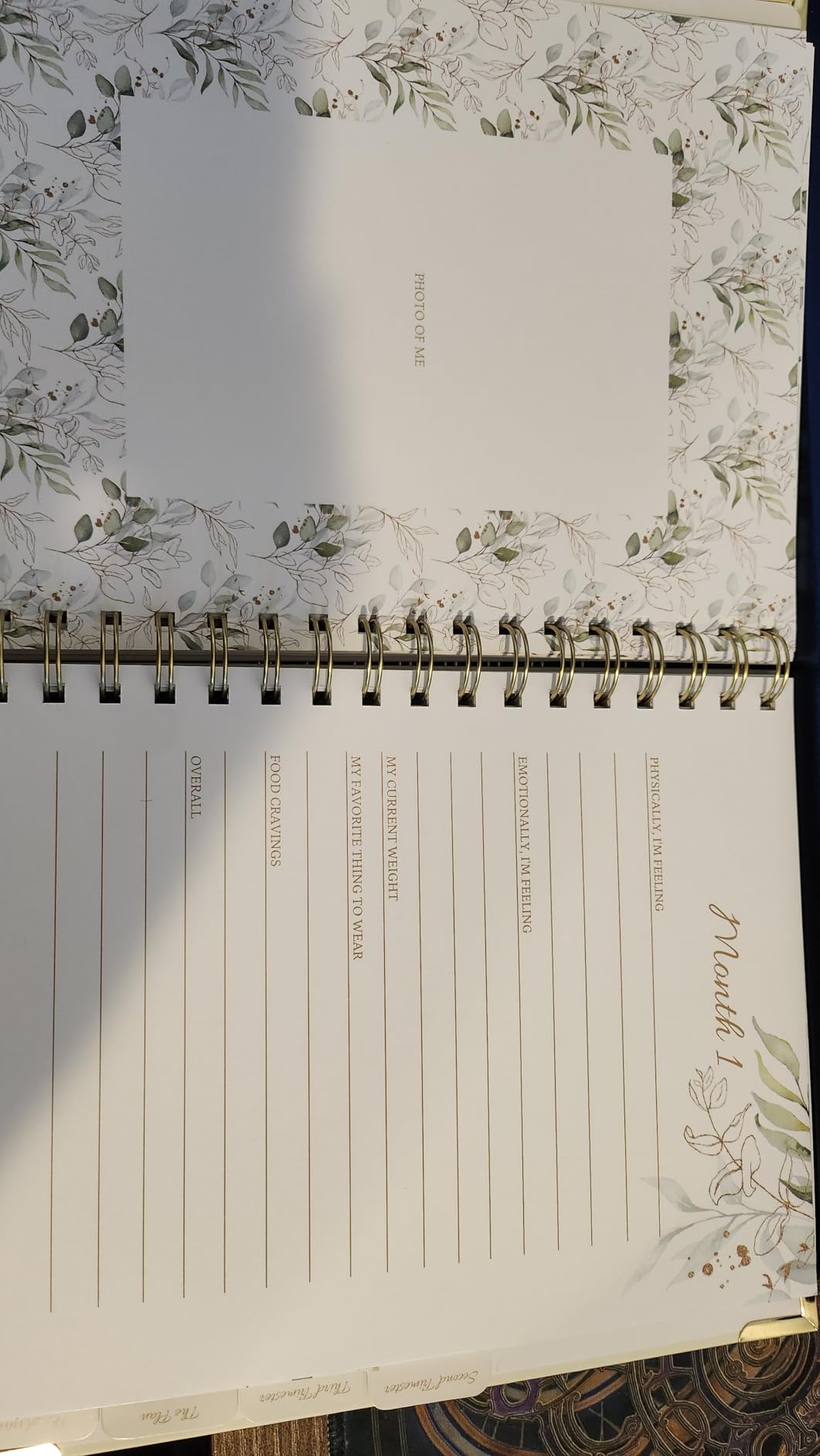 Pregnancy Journal for First Time Moms Gifts - 90 Pages Hardcover Pregnancy Memory Book, Beautiful & Cute Baby Book Keepsake, Ultrasound Baby Scrapbook, Mom To Be Gift (Alpine) - Customer Photo 1