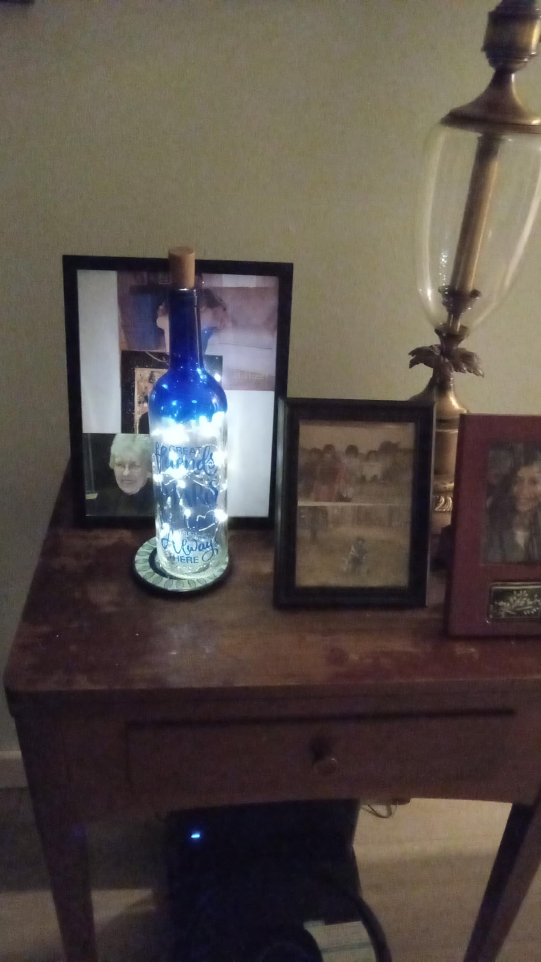 Christmas Gifts for Women - Best Friends Gifts 2025 - Wine Bottle Lights with Cork - Light Up Lamp Decor for Home Decorations - Birthday Friendship Unique Gift for Womens Men Sister Girls Boys Adults - Customer Photo 1