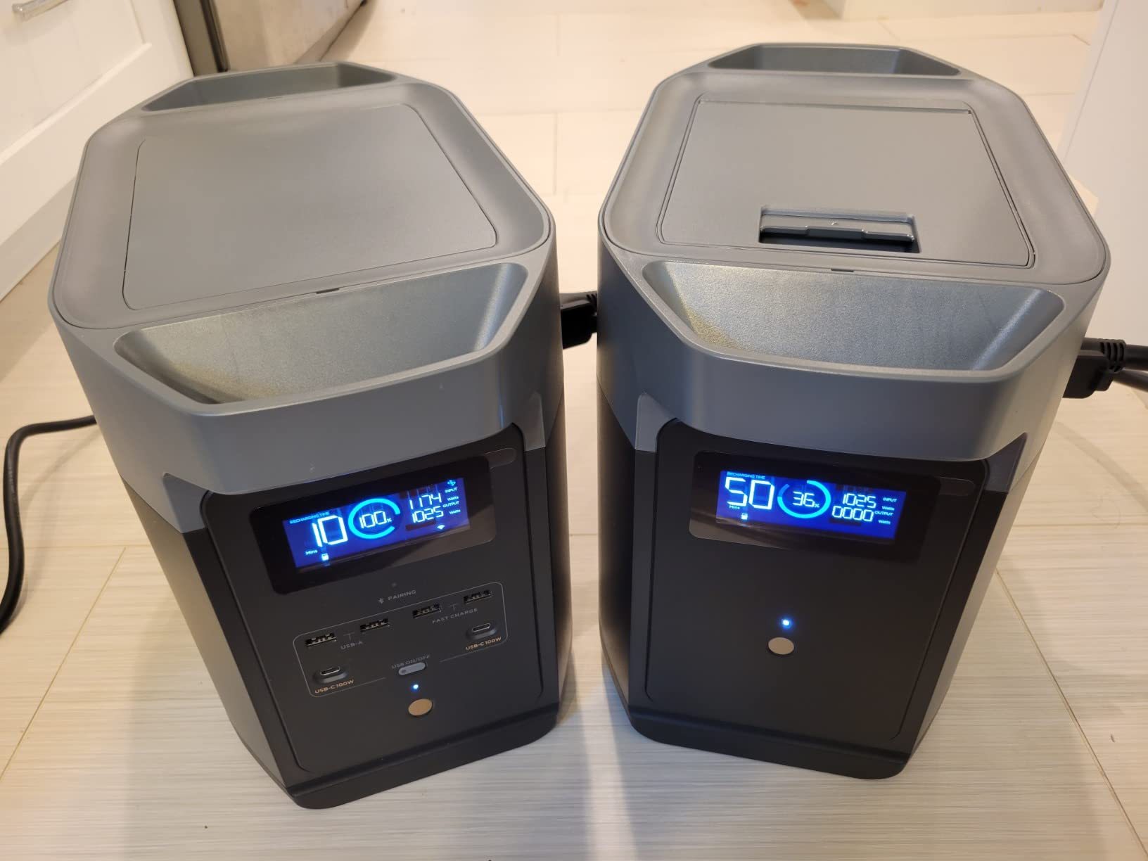 EF ECOFLOW Portable Power Station DELTA 2, 1024Wh LiFePO4 (LFP) Battery, 1800W AC/100W USB-C Output, Solar Generator(Solar Panel Optional) for Home Backup Power, Camping & RVs Customer Review EF ECOFLOW Portable Power Station DELTA 2, 1024Wh LiFePO4 (LFP) Battery, 1800W AC/100W USB-C Output, Solar Generator(Solar Panel Optional) for Home Backup Power, Camping & RVs - Customer Photo 1