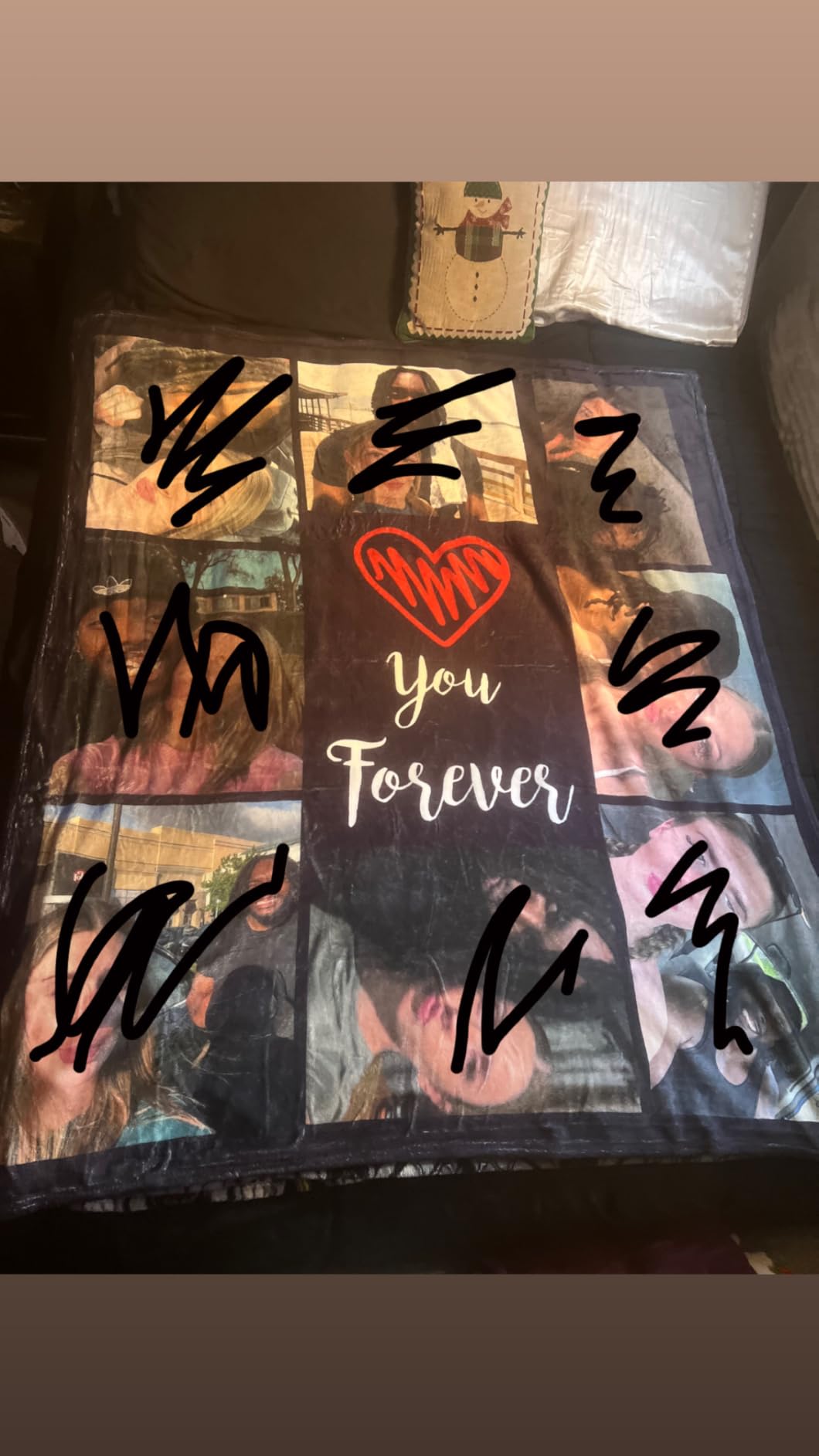 Ships Next Day, Custom Blanket with Photo I Love You Girlfriend Boyfriend Gifts, Personalized Blankets Couples Gifts Christmas Blankets Women Gifts Customer Review Ships Next Day, Custom Blanket with Photo I Love You Girlfriend Boyfriend Gifts, Personalized Blankets Couples Gifts Christmas Blankets Women Gifts - Customer Photo 1