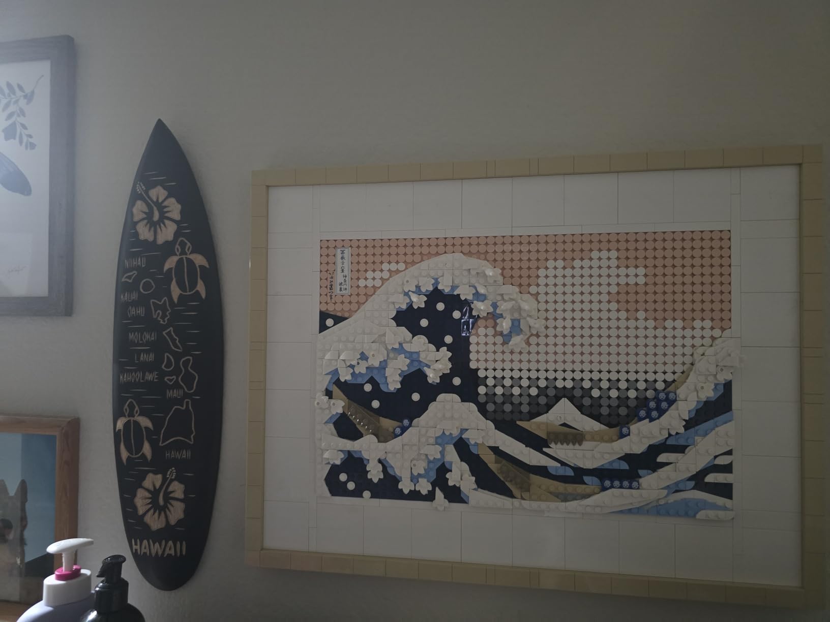 LEGO Art Hokusai The Great Wave Framed Japanese Wall Art Building Set - Unique Wall Decor for Home, Room, or Office - Fun Activity for Adults, Ages 18+ - Gift for Men and Women - 31208 - Customer Photo 1