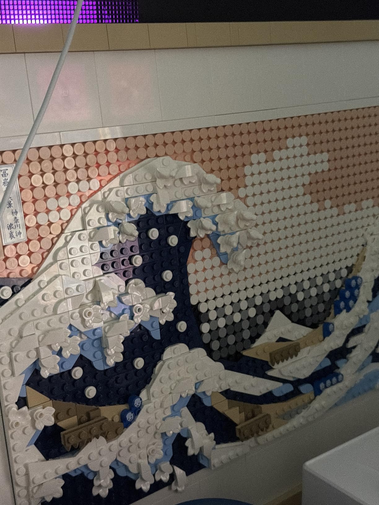 LEGO Art Hokusai The Great Wave Framed Japanese Wall Art Building Set - Unique Wall Decor for Home, Room, or Office - Fun Activity for Adults, Ages 18+ - Gift for Men and Women - 31208 - Customer Photo 2