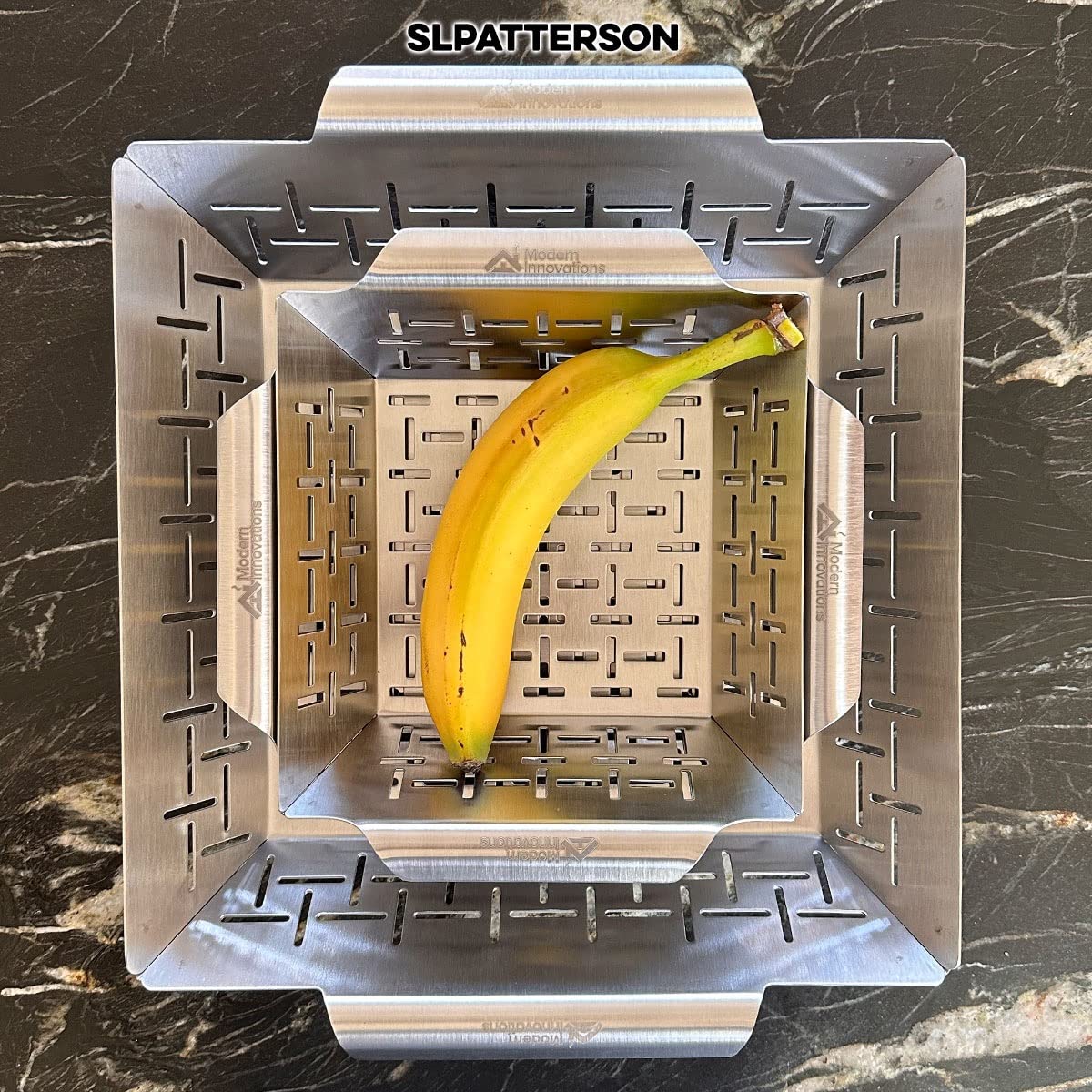 (Set of 3) Heavy Duty Vegetable Grill Baskets for Outdoor Grill, Stainless Steel Veggie Grilling Basket for All Grills, BBQ Gifts for Men, 1 Large & 2 Small - Customer Photo 2