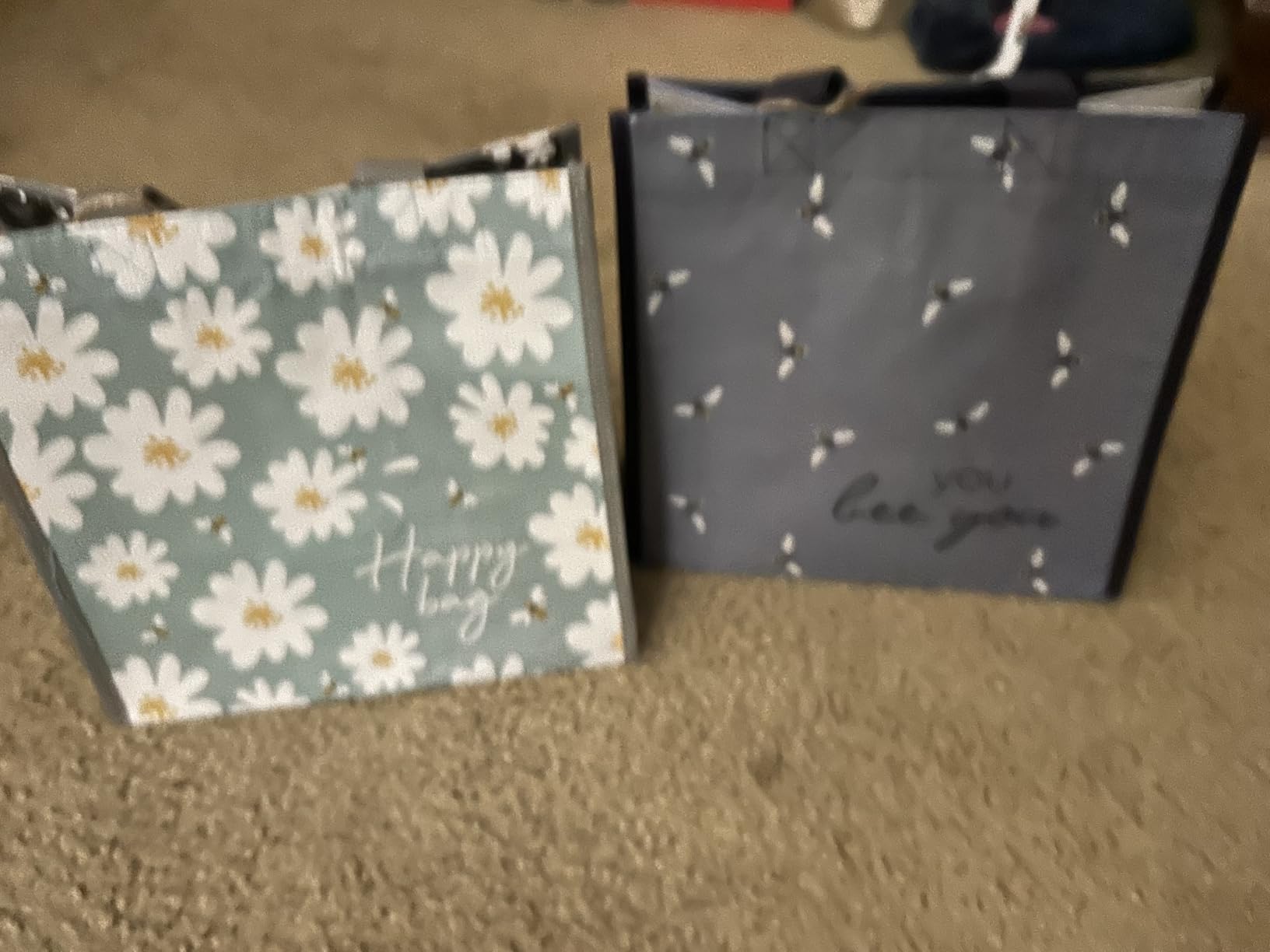 Karma Reusable Gift Bags - Tote Bag and Gift Bag with Handles - Perfect for Birthday Gifts and Party Bags RPET 1 Bee Medium - Customer Photo 1