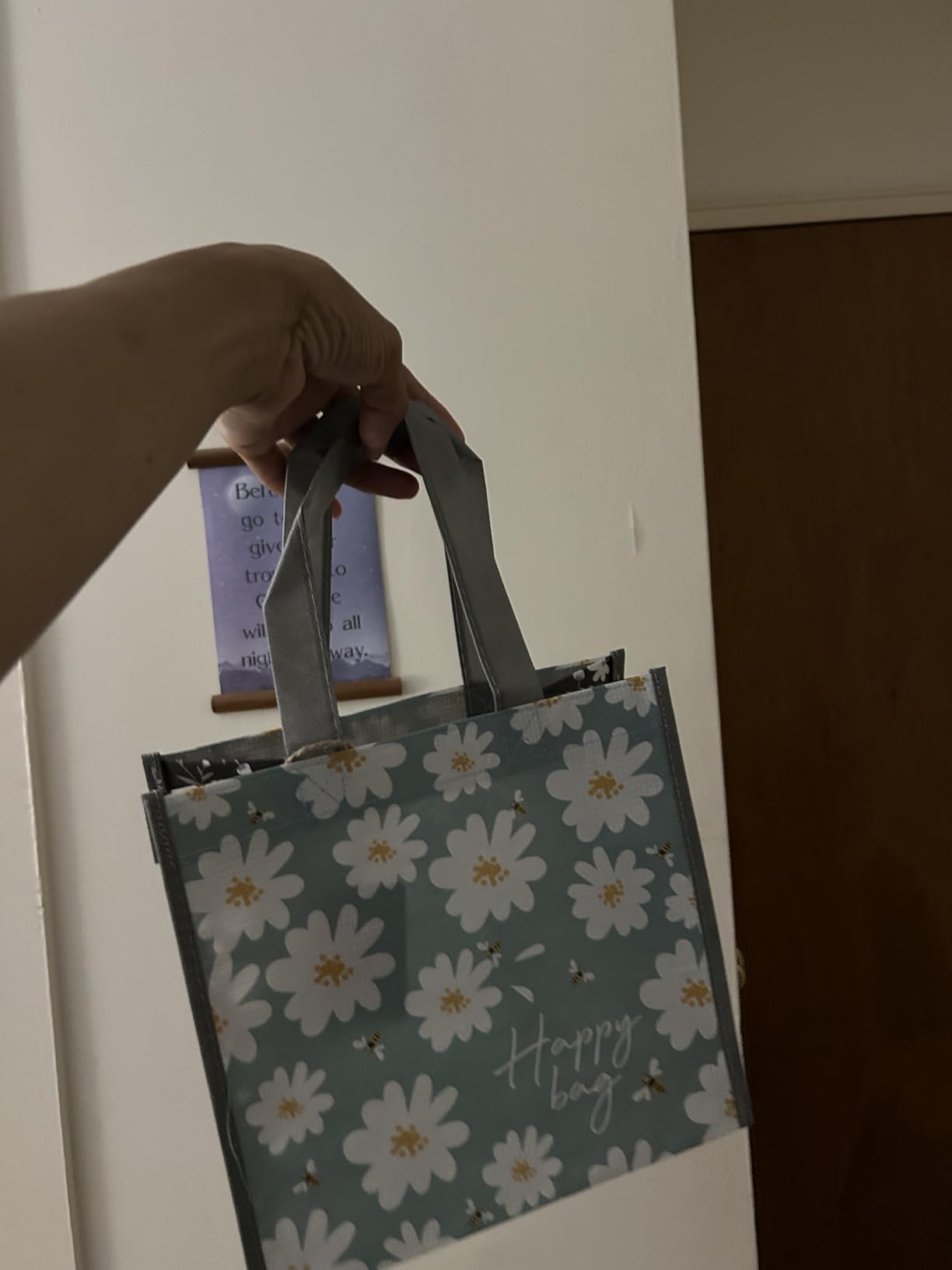 Karma Reusable Gift Bags - Tote Bag and Gift Bag with Handles - Perfect for Birthday Gifts and Party Bags RPET 1 Bee Medium - Customer Photo 2