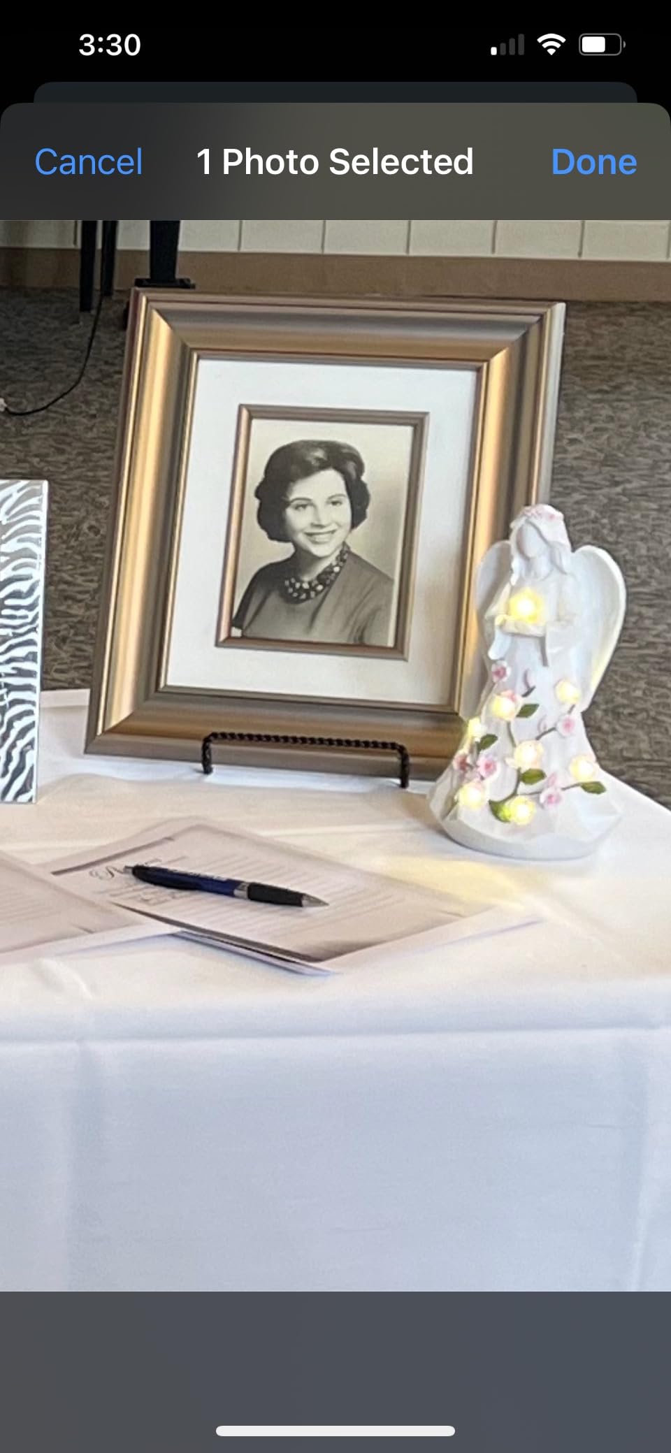 Guardian Angel Figurines with Light Star Battery Operated Angel Statue Decor, Birthday Gift for Grandma Grandmother Aunt Birthday Gift (with Timing Function) - Customer Photo 1