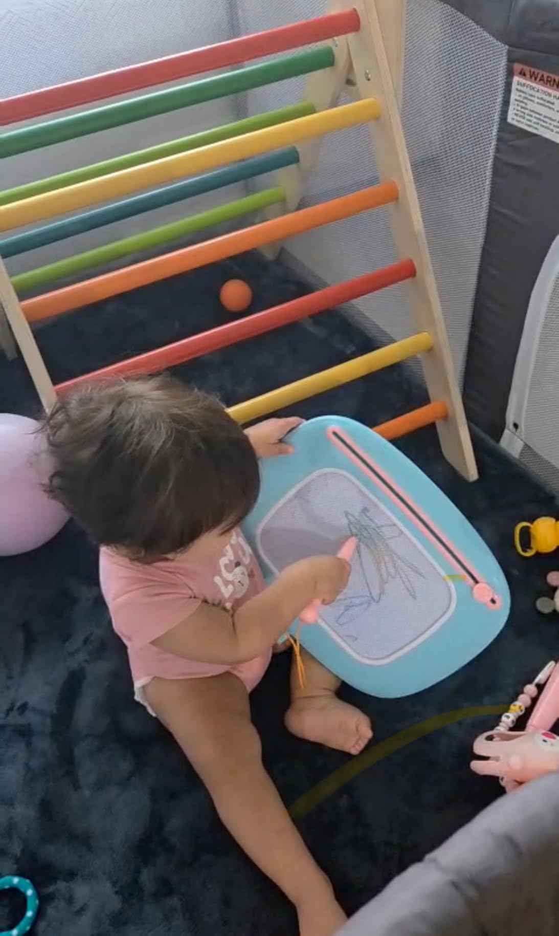 Kikidex Magnetic Drawing Board, Toddler Girl Toys for 1-2 Year Old, Doodle Board Pad Learning and Educational Toys for 1 2 3 Year Old Baby Kids Birthday Gift(Soft Pink) Customer Review Kikidex Magnetic Drawing Board, Toddler Girl Toys for 1-2 Year Old, Doodle Board Pad Learning and Educational Toys for 1 2 3 Year Old Baby Kids Birthday Gift(Soft Pink) - Customer Photo 1