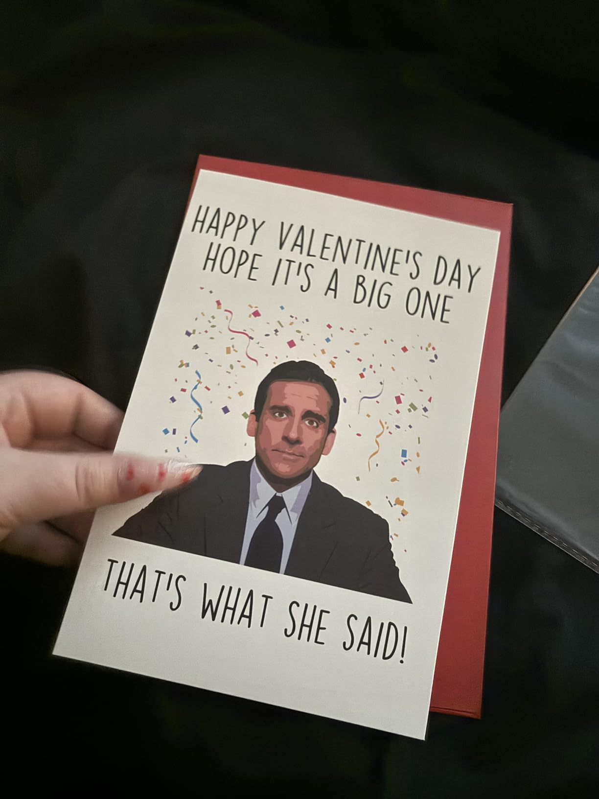 Huameigf Funny Valentines Day Card With Envelope, Naughty Anniversary Birthday Card for Boyfriend Husband Fiance Girlfriend Wife Fiancee, I Promise to Always Be by Your Side… - Customer Photo 1