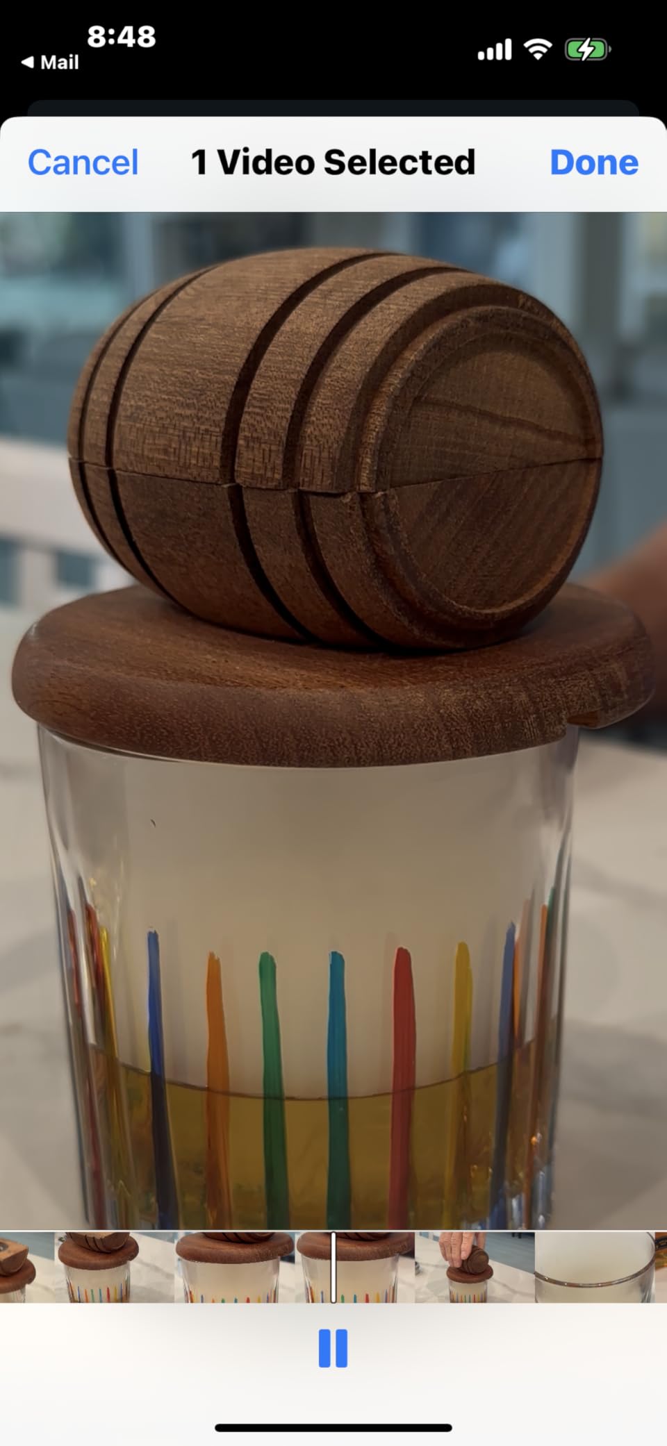 Whiskey Smoker Kit with Torch - 6 Flavors Wood Chips, 2 Glasses, 2 Ice Ball Molds - Cocktail Smoker Infuser Kit, Old Fashioned Drink Smoker Kit, Birthday Bourbon Whiskey Gifts for Men,Dad(NO Butane) - Customer Photo 3