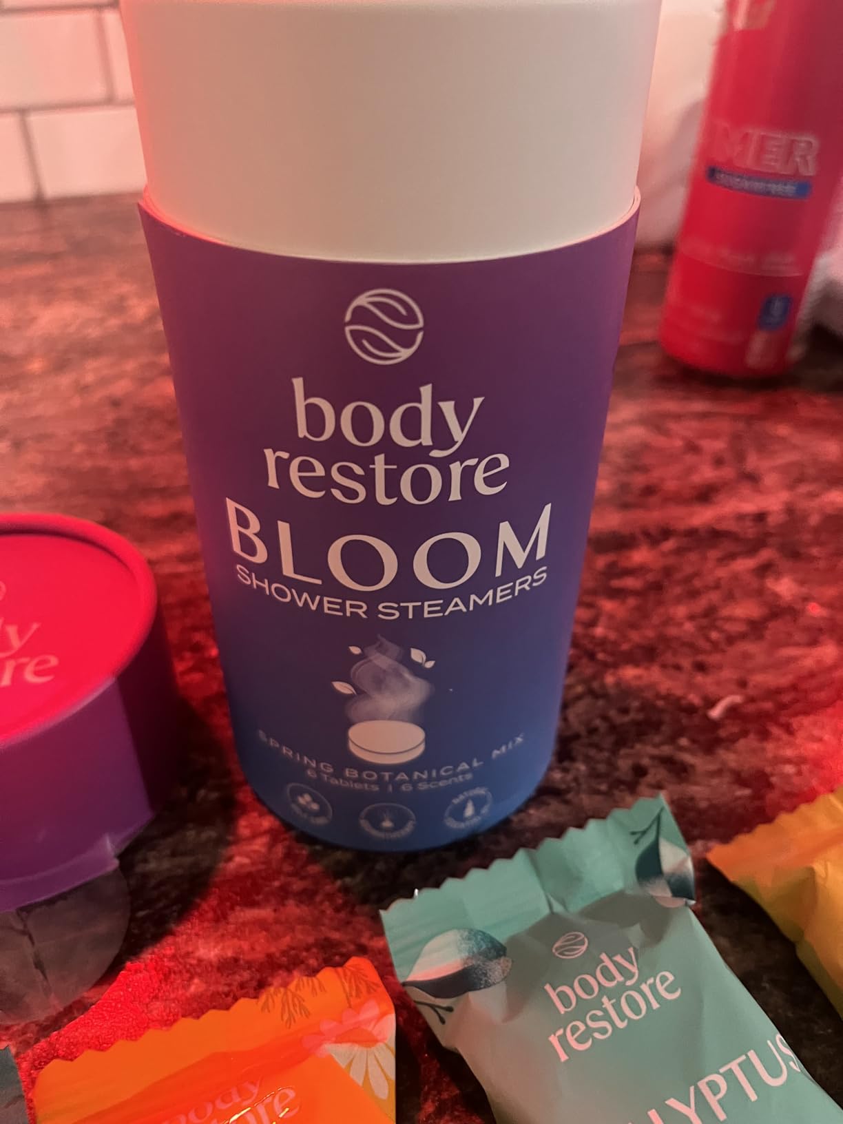 Body Restore Shower Steamers Aromatherapy 6 Pack - Christmas Stocking Stuffers, Birthday Gifts for Women, White Elephant, Relaxation, Self Care for Men - Bloom - Customer Photo 2