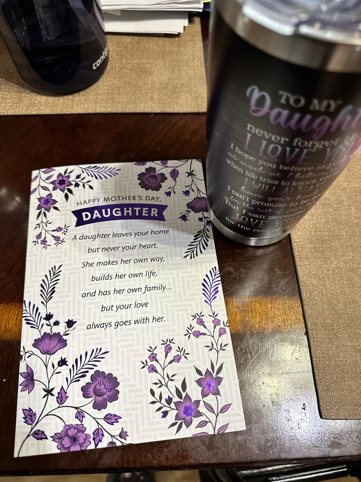 Daughter in Law Gifts, Best Daughter in Law Birthday Gifts from Mother-in-Law Gift Ideas, Christmas Presents for Future DIL Coffee Tumbler Mug 20oz(1 PC) - Customer Photo 3