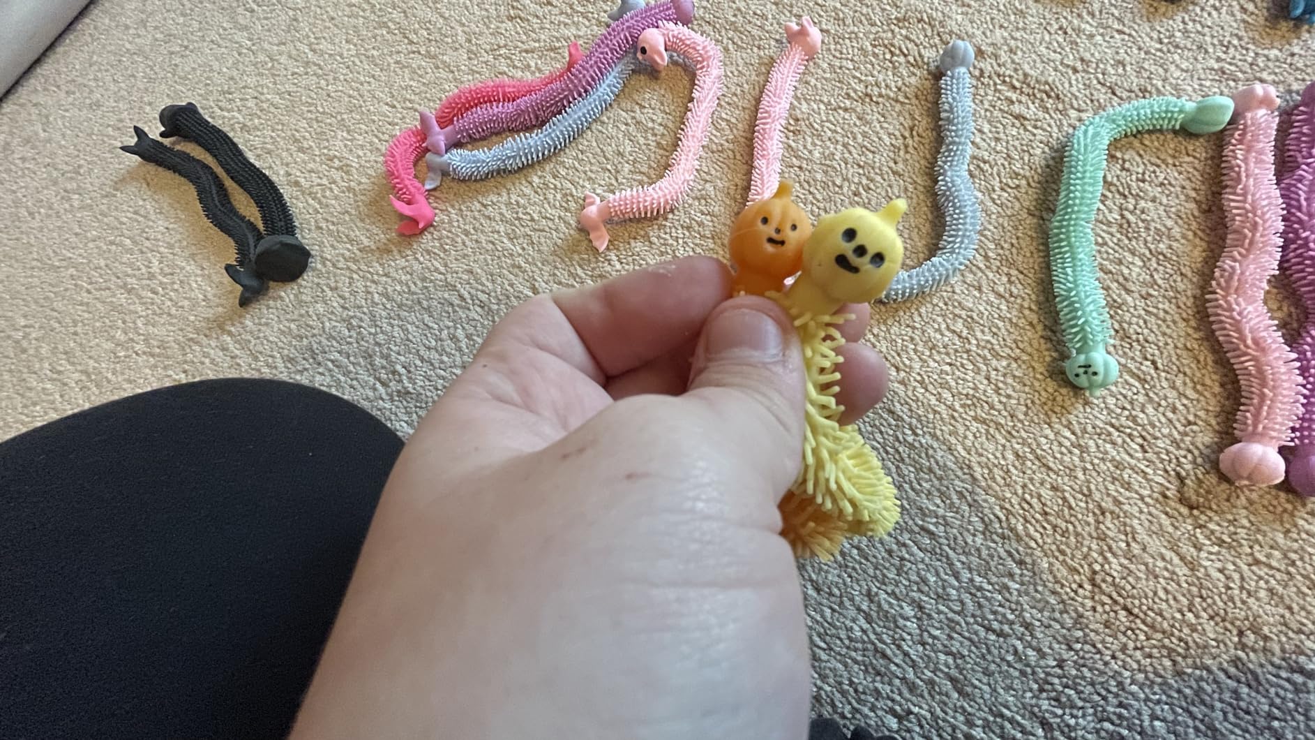 36 Pack Valentines Gifts Stretchy Strings Sensory Fidget Toys Pack Autism Toys Great for Kids Treat Bags Gifts Stress Relief Party Favors Valentines Gifts (Valentine's) - Customer Photo 2