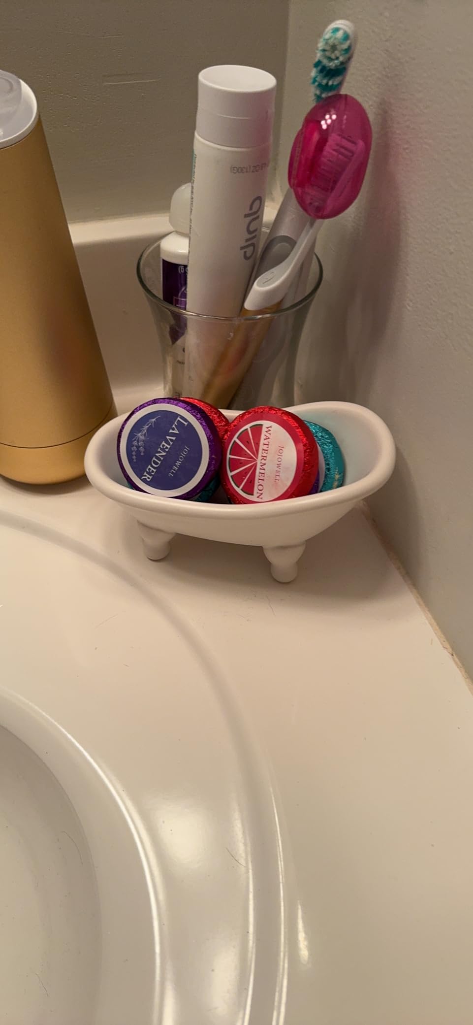 Shower Steamers Aromatherapy - 21Pcs Birthday Gifts for Women, Self Care with Natural Essential Oils Relaxation Home SPA, Womens Gifts for Christmas Stocking Stuffers for Adults, Teens, Wife, Her - Customer Photo 1