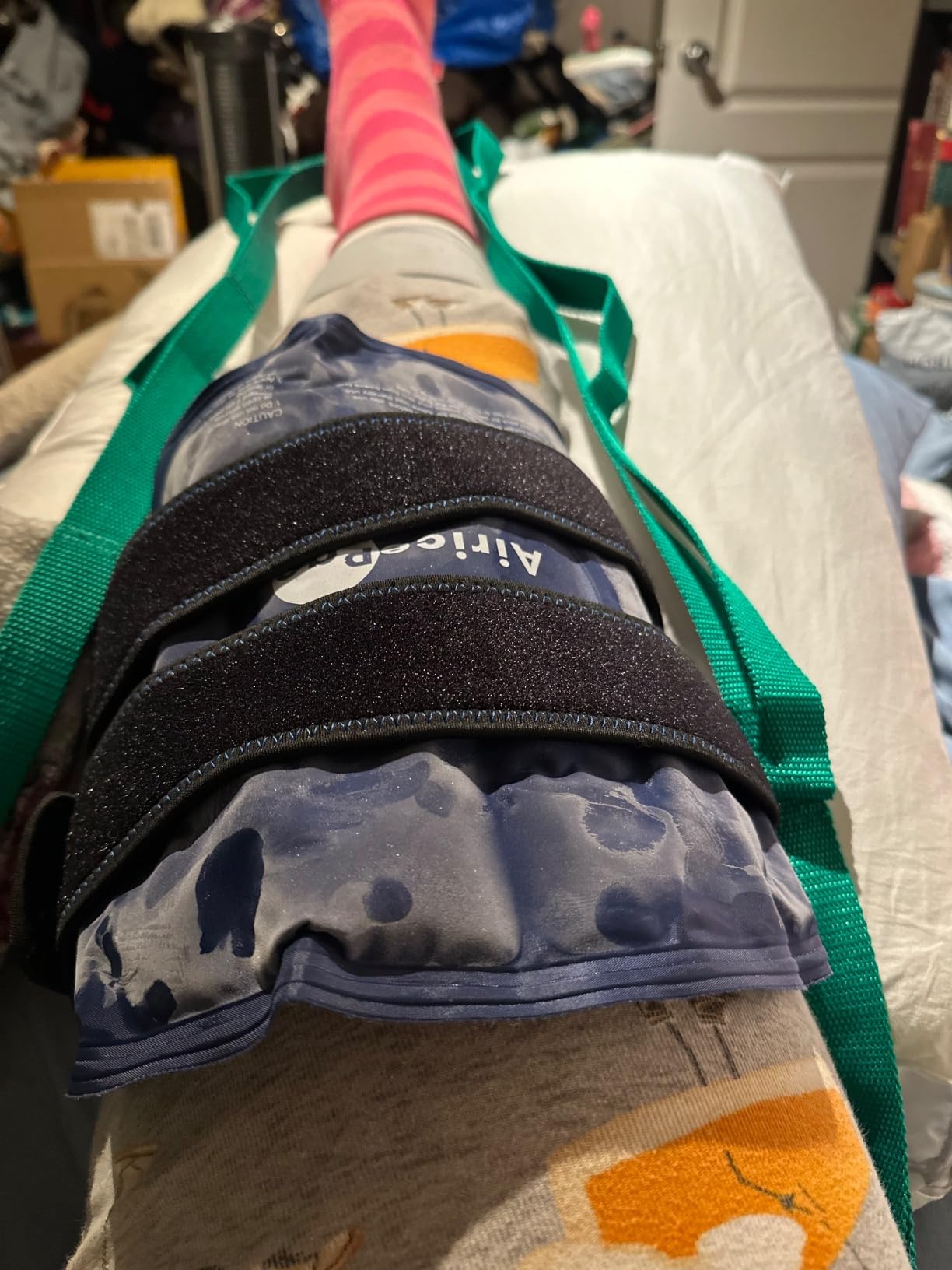 Trideer Stretching Strap Yoga Strap for Physical Therapy, 10 Loops Yoga Straps for Stretching, Non-Elastic Stretch Strap for Pilates, Exercise, Stretch Band for Women & Men - Customer Photo 1