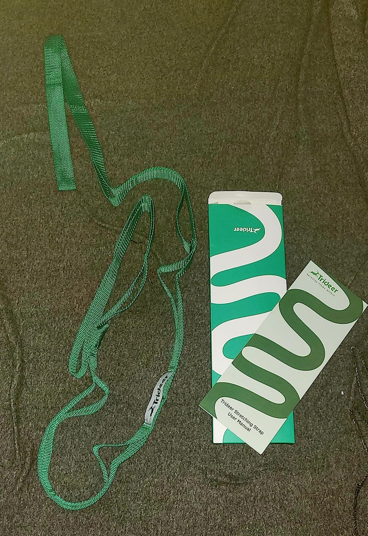 Trideer Stretching Strap Yoga Strap for Physical Therapy, 10 Loops Yoga Straps for Stretching, Non-Elastic Stretch Strap for Pilates, Exercise, Stretch Band for Women & Men - Customer Photo 2