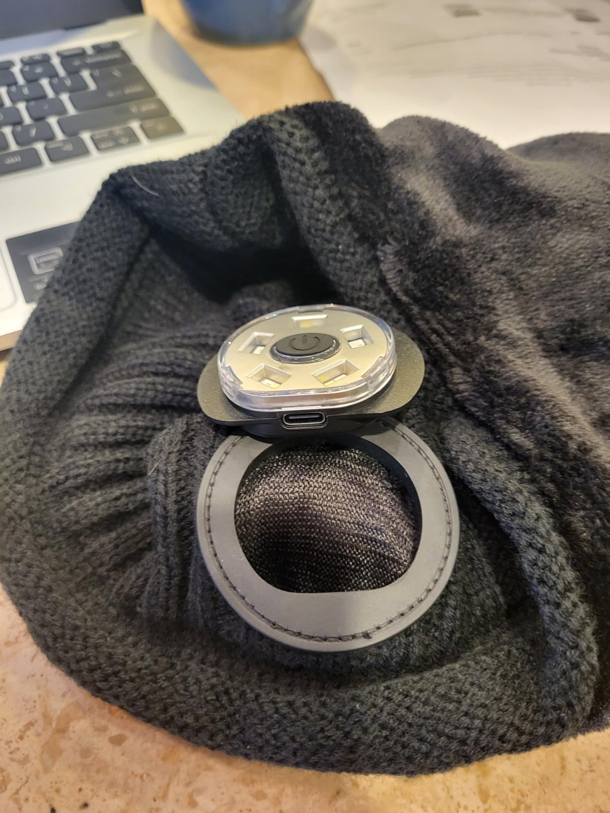 EastPin Mens Gifts Beanie Hat with Light: Stocking Stuffers Women Men Rechargeable Cap LED Flashlight Winter Hats Gift Ideas for Dad Customer Review EastPin Mens Gifts Beanie Hat with Light: Stocking Stuffers Women Men Rechargeable Cap LED Flashlight Winter Hats Gift Ideas for Dad - Customer Photo 1