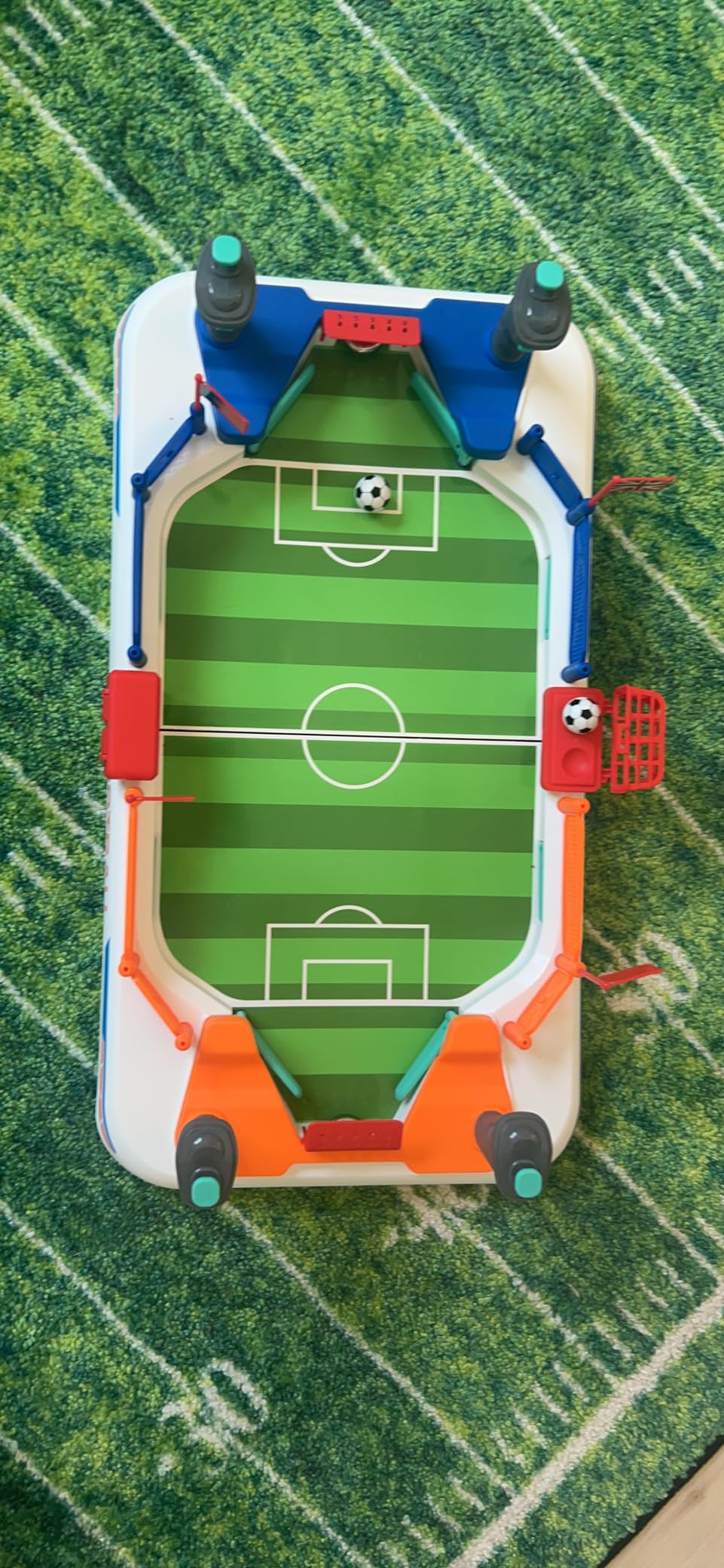 COUOMOXA Soccer Board Game for Kids: Mini Foosball Table Game - Interaction Soccer Toys for 3 4 5 6 7 8-12 Year Old Indoor Family Playroom Party - Perfect Birthday Sports Gift for Boys Girls - Customer Photo 5