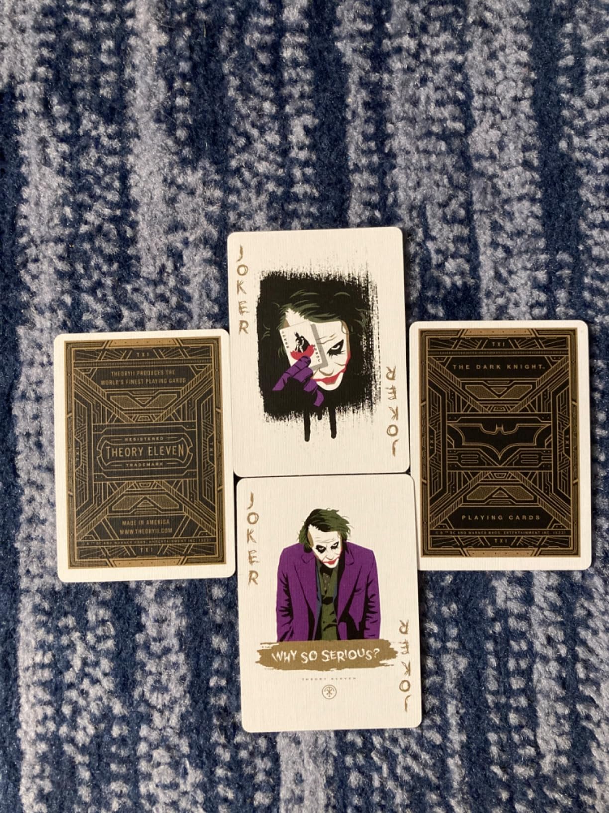 theory11 The Dark Knight Trilogy Premium Playing Cards - Officially Licensed Batman Theme Deck - Customer Photo 3