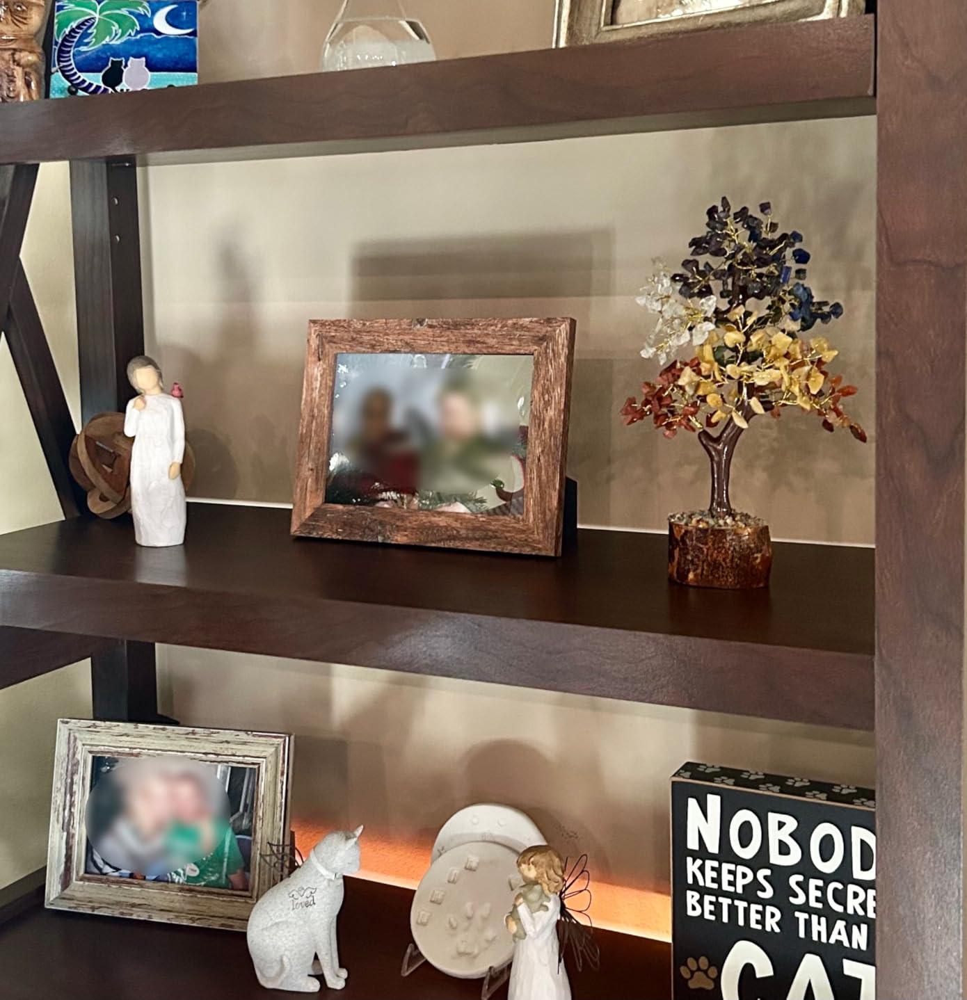 7 Chakra tree of life Crystal Healing Money Tree for Home Living Decor, Office Desk Decor | Handmade Feng Shui Bonsai for Positive Energy, Wealth & Good Luck | Birthday Gifts for Men, Women, Mom - Customer Photo 1