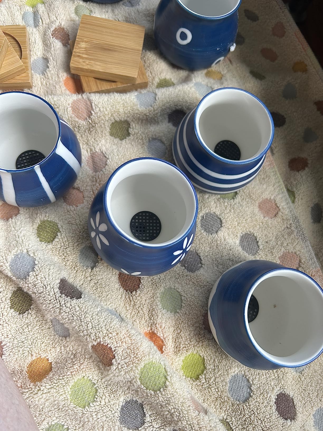 YINUOWEI Elephant Planter Cartoon Succulent Pots with Drainage 5.31 Inch Animal Planter Cute Plant Pots Succulent Planter Container Ceramic Flower Pots Perfect for Home Decor and Gifts, Set of 4 - Customer Photo 1