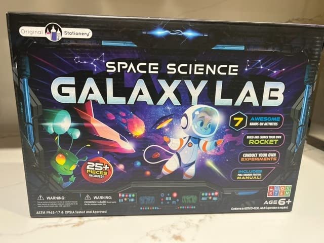 Original Stationery Space Science Kit - Solar System Kit with a Rocket - Outer Space Christmas Science Gift & Kids Gifts - Moon Spinner and a Solar System - Ages 6-14 - Customer Photo 2