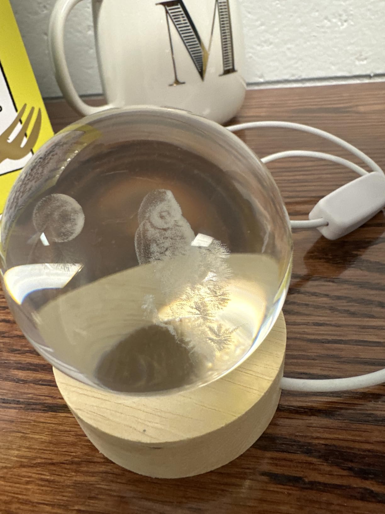 3D Solar System Crystal Ball 60mm Universe Gifts with Laser Engraved Model Astronomy Decor and Gift for Kids, Physics Enthusiasts, and Space Model Collectors - Customer Photo 1