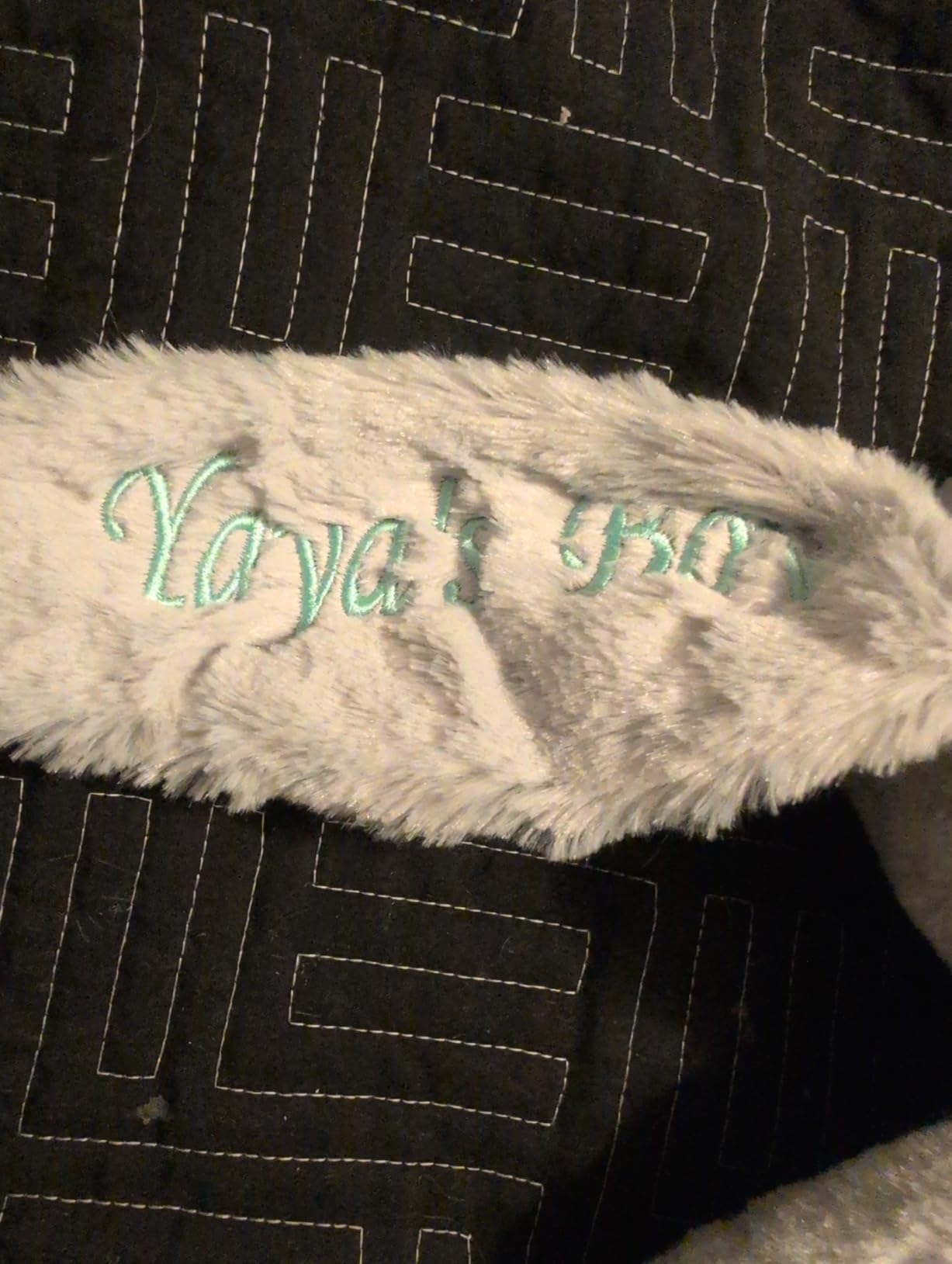 Embroidered Plush Bunny With Child'S Name HandMade Custom Plush Toy Child'S First Easter Gift - Customer Photo 5