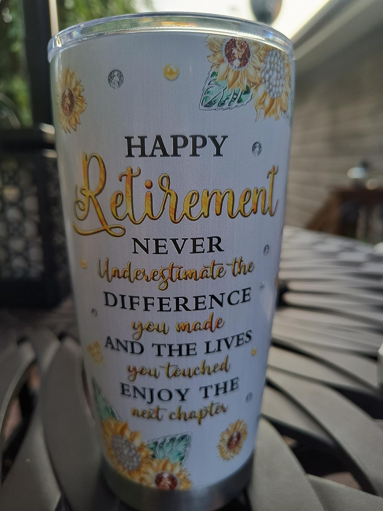 Retirement Gift for Woman 2025 Tumbler 20oz, Happy Retirement Party Decorations, Retired/Going Away/Leaving Gifts for Woman/Coworker/Friend/Teacher/Nurse Customer Review Retirement Gift for Woman 2025 Tumbler 20oz, Happy Retirement Party Decorations, Retired/Going Away/Leaving Gifts for Woman/Coworker/Friend/Teacher/Nurse - Customer Photo 1