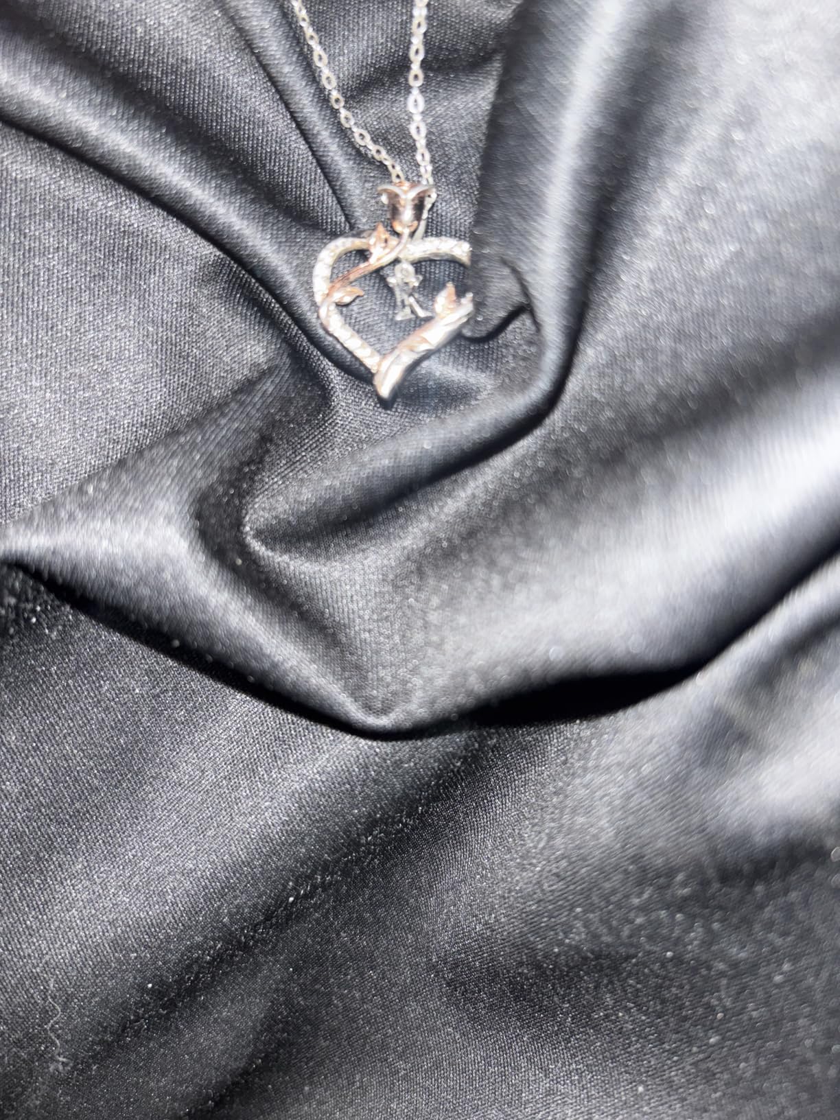 Iefil Christmas Gifts for Women Wife - 925 Sterling Silver Heart Initial Necklace, Anniversary Birthday Gifts for Women, Jewelry Gift for Wife Girlfriend Mom - Customer Photo 2