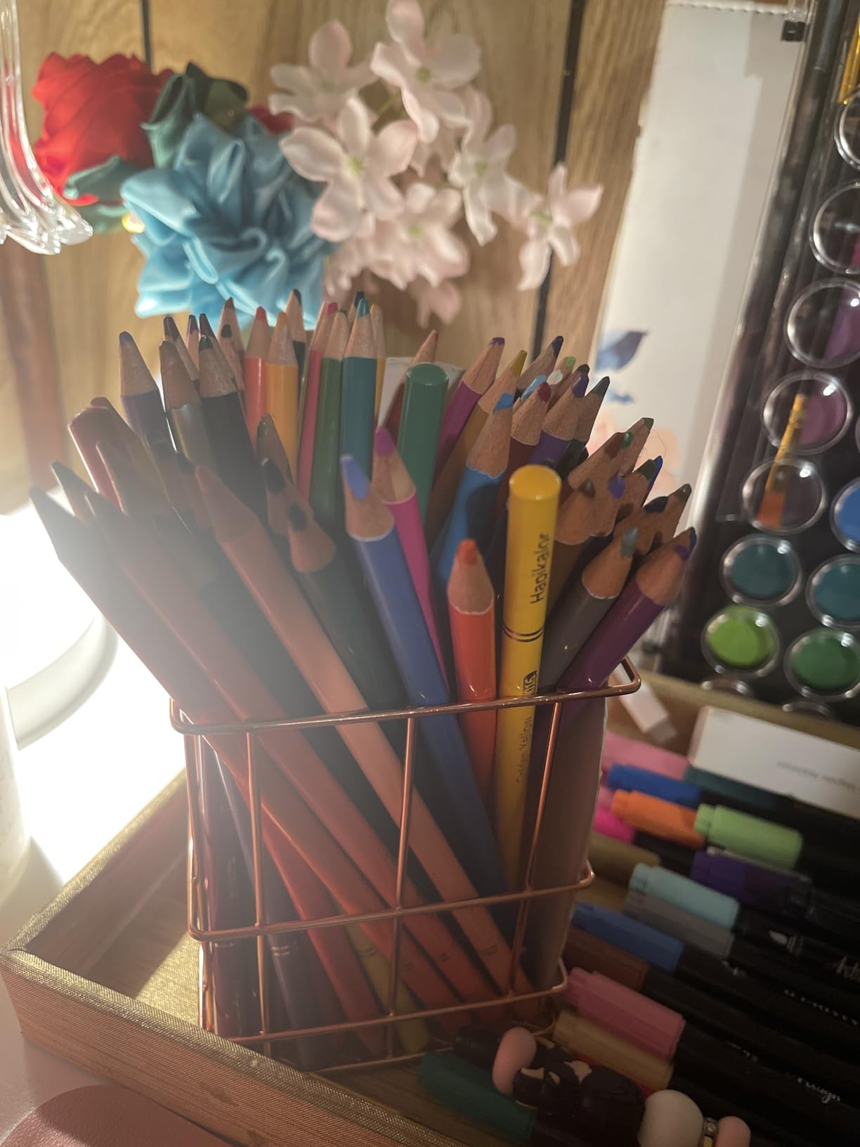 Hapikalor Stocking Stuffers for Kids, Art Supplies, 12 Color Rainbow Colored Pencils, Drawing Pencil Set for 5-12 Year Old, Valentines, Easter Basket, Christmas Gifts for Grandkids - Customer Photo 2