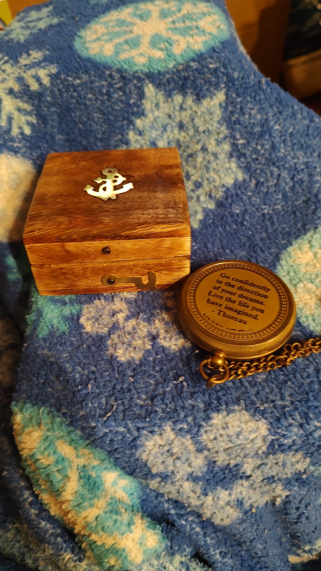 Gift for Son from Mom Dad | Engraved Compass 2