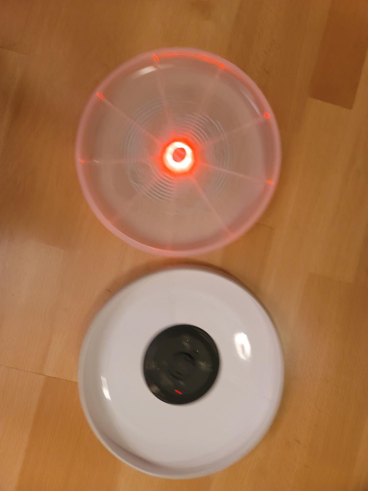 TOSY Flying Disc - 108 RGB Multicolor or 36 Monocolor LEDs, Super Bright, Smart Modes, Christmas Stocking Stuffers Gift, Camping Toy for Kid/Teen/Adult, Auto Light Up, Rechargeable, Waterproof, 175g - Customer Photo 2