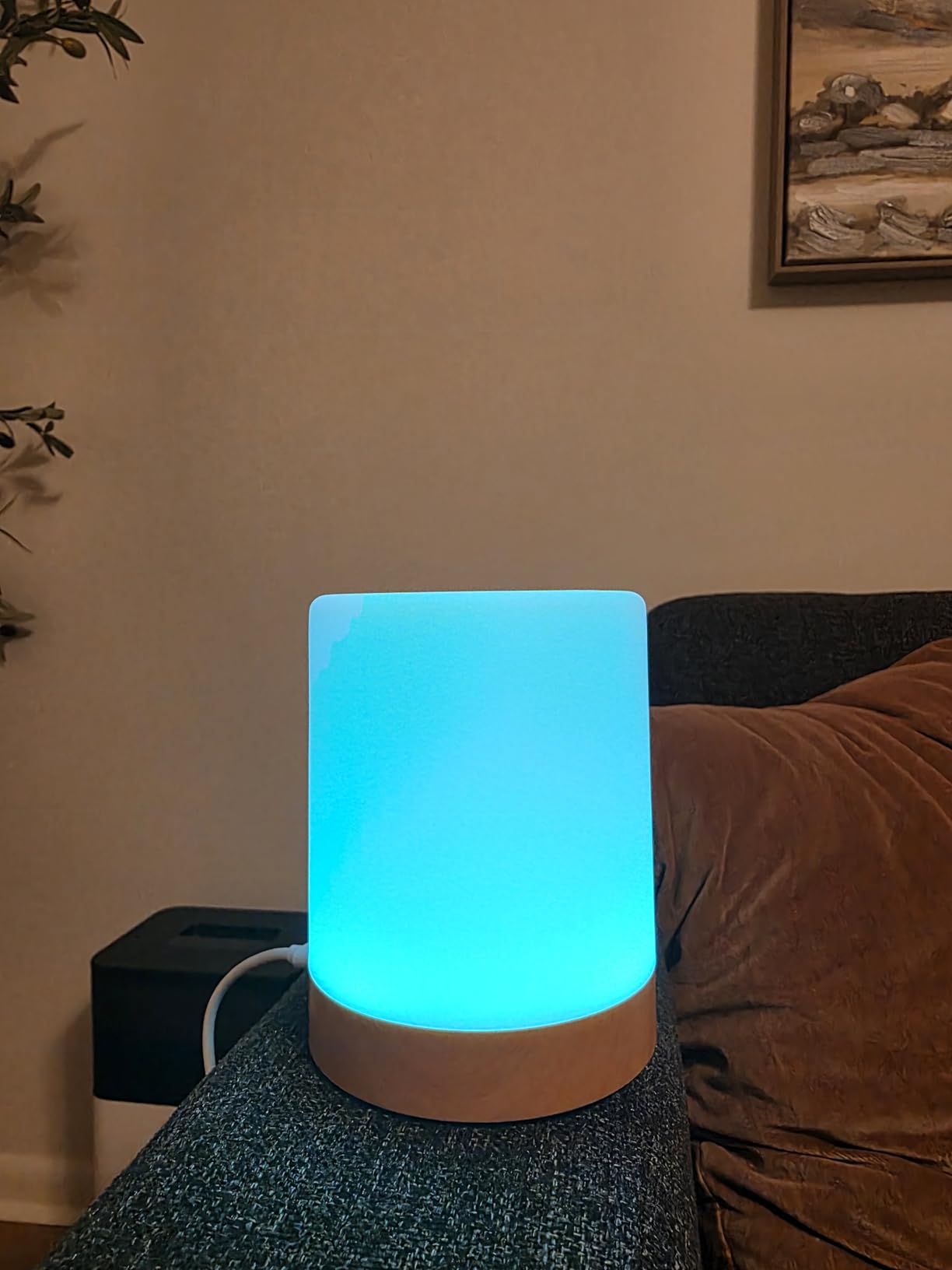 LuvLink Friendship Lamp v2.0 - Long Distance WiFi Touch Lamps for Couples, Friends & Family | Stay Connected from Anywhere – Easy App Setup – No Subscription (Set of Two) - Customer Photo 2