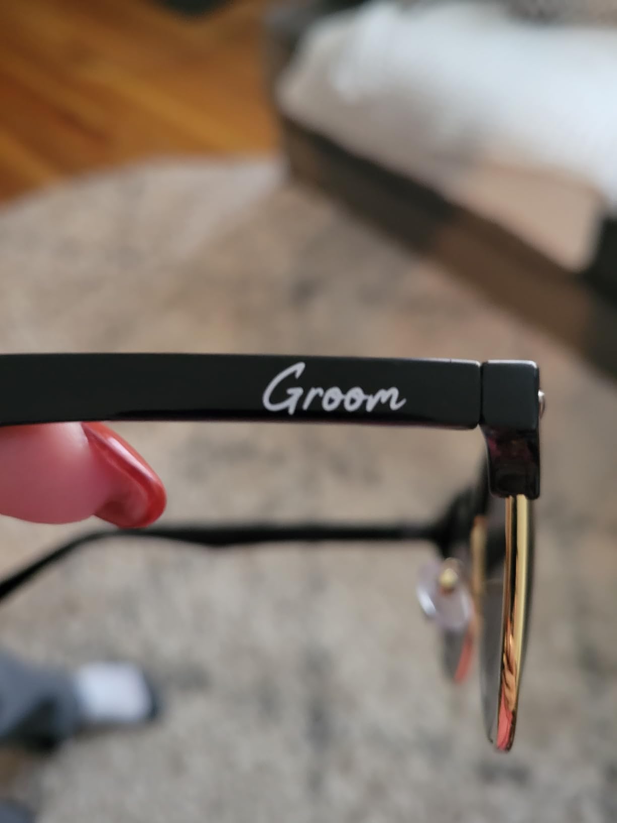 8 Pack Groomsmen Sunglasses for Men - Wedding Sunglasses Set for Groomsman Proposal Gifts, Bachelor Party Favors - Customer Photo 2