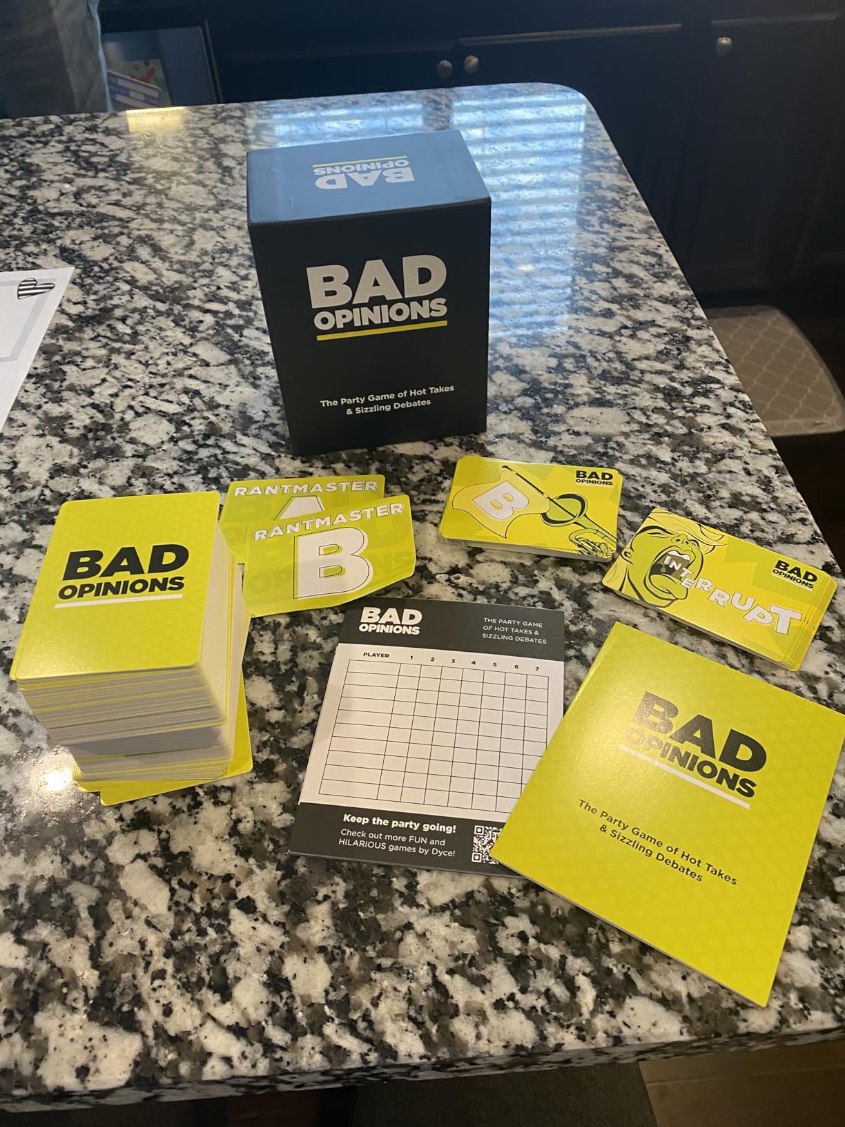 BAD OPINIONS Party Game - The Hilarious Adult Card Game of Hot Takes & Sizzling Debates for White Elephant Parties, Stocking Stuffers and Board Games Night with Your Friends Customer Review BAD OPINIONS Party Game - The Hilarious Adult Card Game of Hot Takes & Sizzling Debates for White Elephant Parties, Stocking Stuffers and Board Games Night with Your Friends - Customer Photo 1