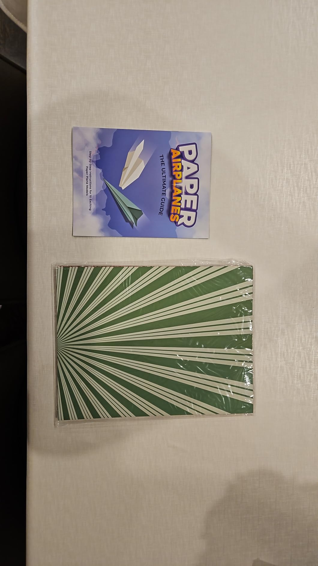 Paper Airplane Kit, Christmas Stocking Stuffers for Kids, Toys for Ages 8-13 Instruction Book, 60 Holiday Sheets, Christmas Gift Box, Stocking Stuffers Ideas for Boys 8-12 Christmas Crafts 2024 - Customer Photo 2