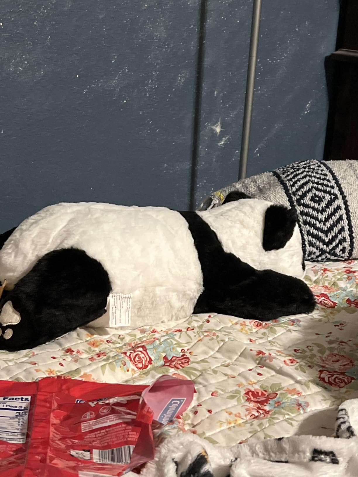 Panda Weighted Stuffed Animals, 1.87lbs Panda Stuffed Animal Cute Weighted Plush Animals Hugging Pillow Toy for Boys Girls Valentine Christmas, 31.4 inch - Customer Photo 1